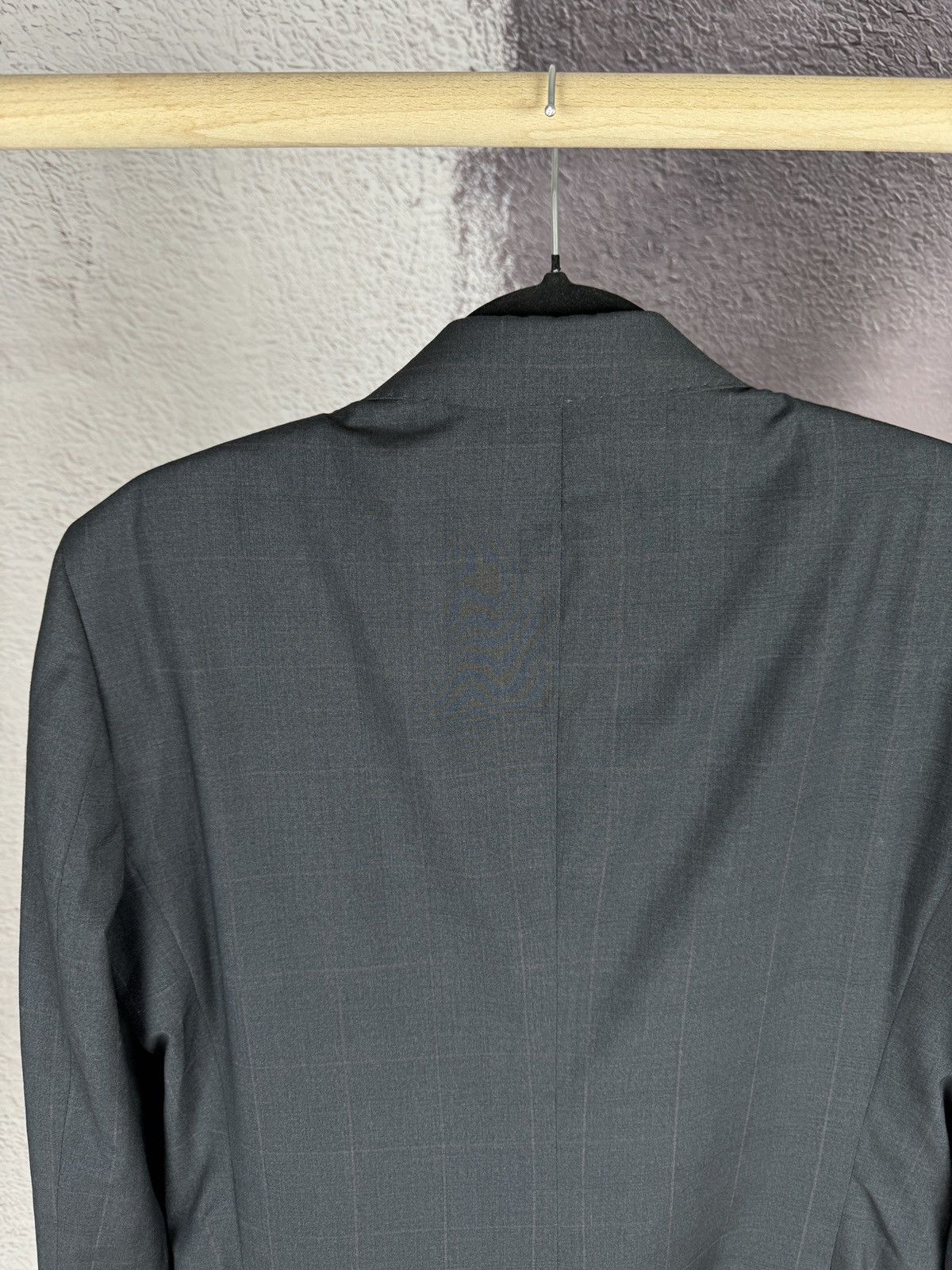 Nazareno Gabrielli BNWT Nazareno Gabrielli checkered grey 2 button wool suit Size 38R - 11 Thumbnail