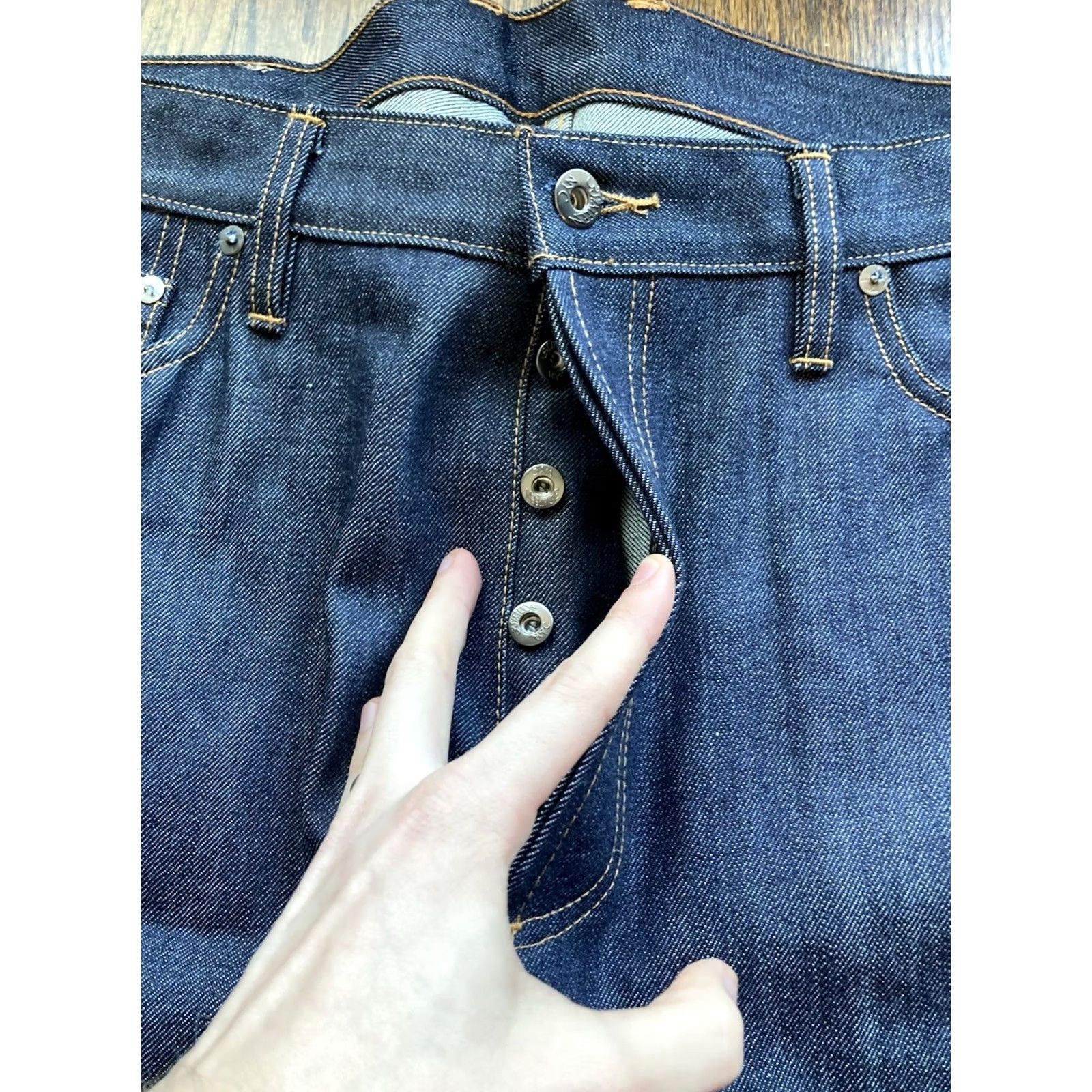 3sixteen 3sixteen Jeans Mens Size 38 Denim Cotton 5-Pocket Tapered Selvedge CT-100x Indigo NWT Size US 38 / EU 54 - 6 Thumbnail