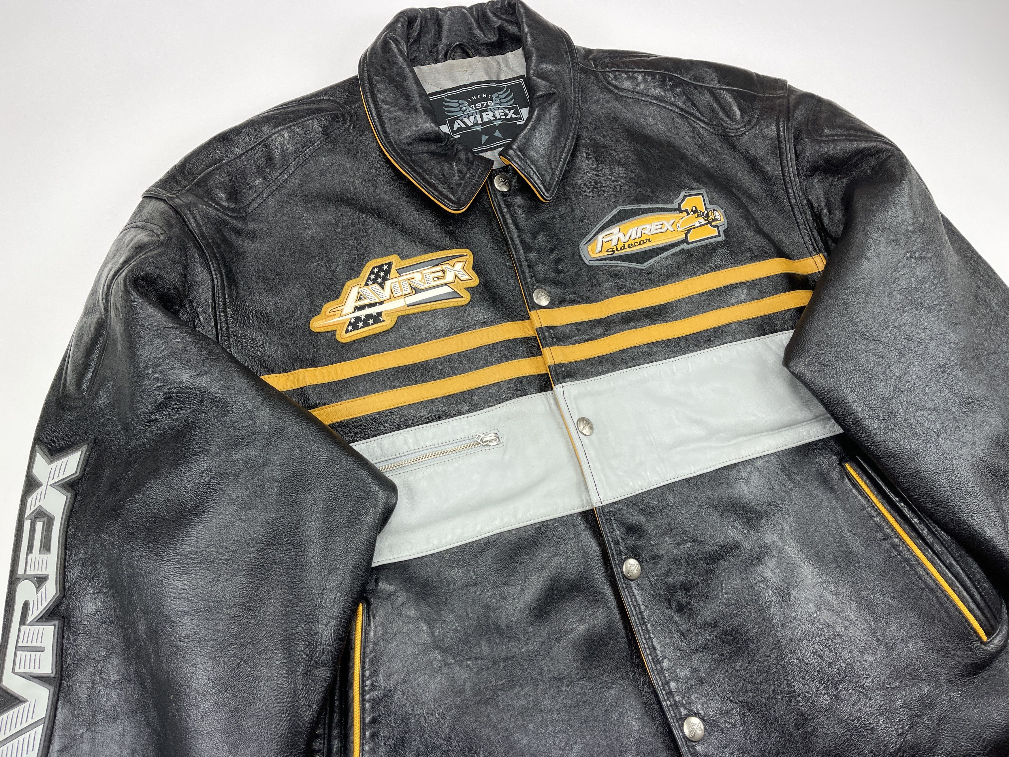 Avirex AVIREX leather jacket, 25th Racing, vintage, 90s hip hop XXL Size US XXL / EU 58 / 5 - 13 Thumbnail