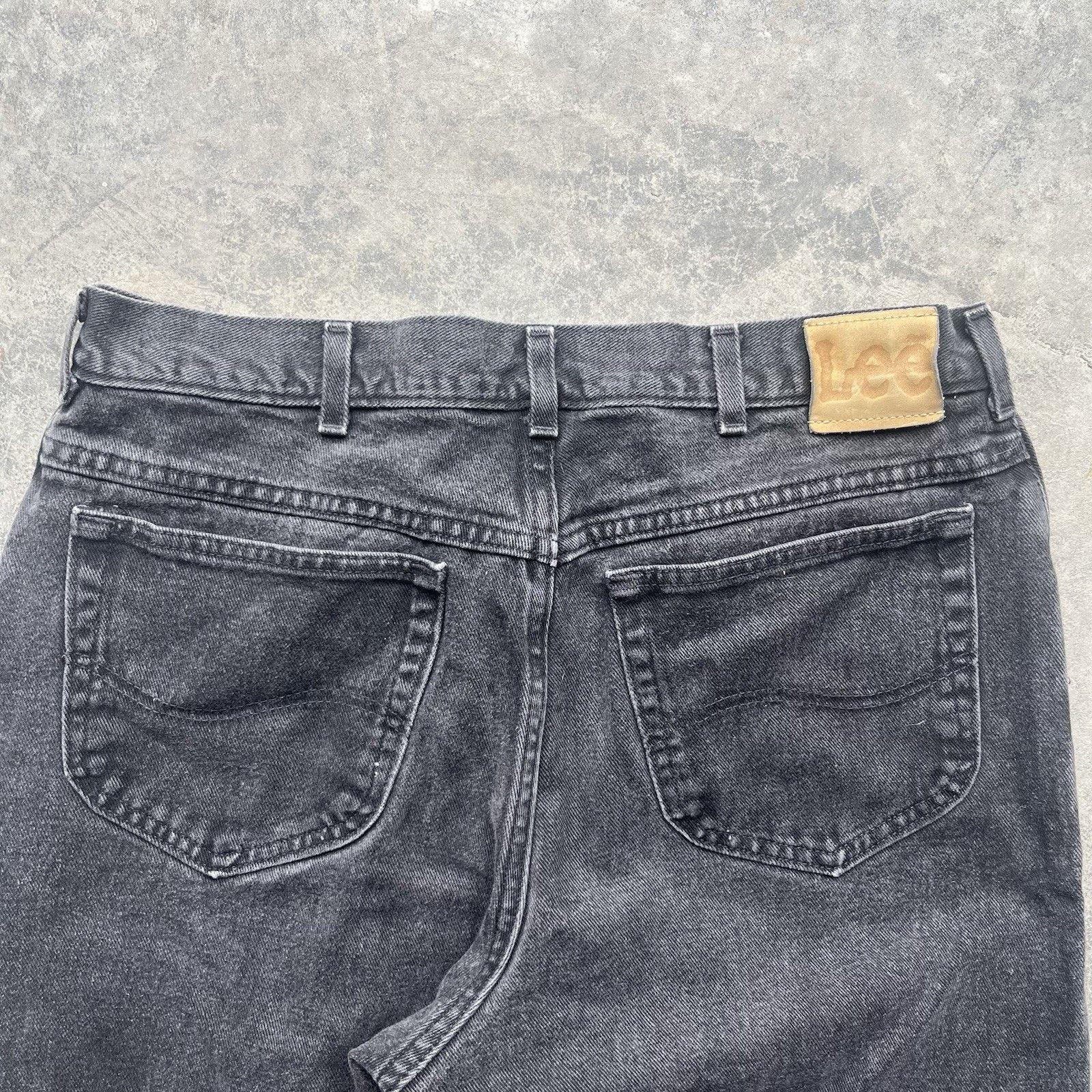 Lee Vintage Black Lee Jeans Men’s 36 X 30 Dark Wash Western Work Size US 36 / EU 52 - 2 Thumbnail