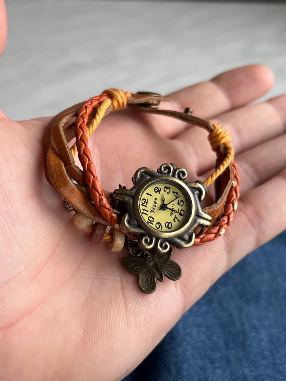 Japanese Brand × Vintage Vintage Japanese style futuristic Watch Orange Amulet 🦋 Size ONE SIZE - 4 Thumbnail