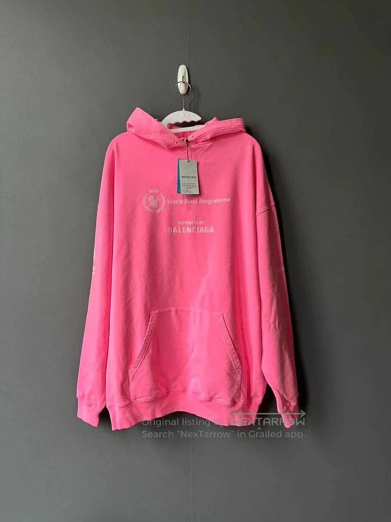 Balenciaga Balenciaga Charity Pink Hoodie. Size US L / EU 52-54 / 3 - 1 Thumbnail
