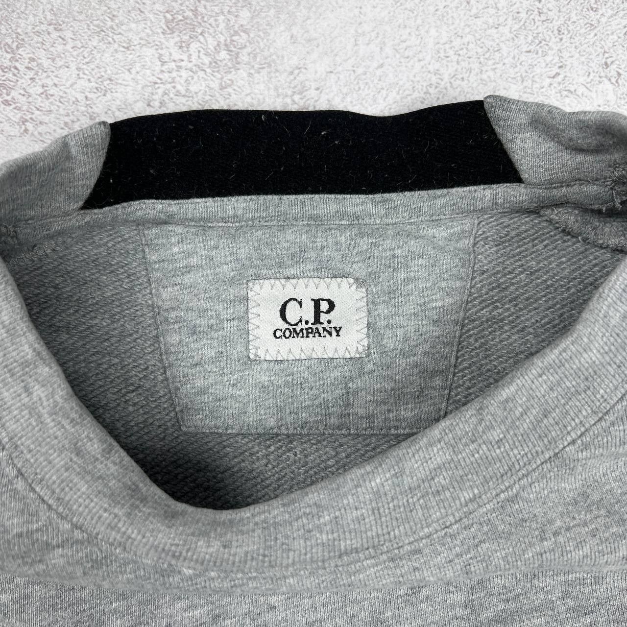C.P. Company C.P. Company Grey Crew Neck Sweatshirt Arm Lens Logo Detail Size US S / EU 44-46 / 1 - 16 Thumbnail