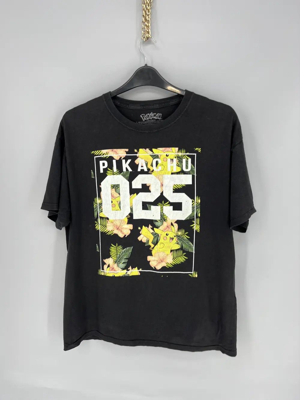 Anime 90s Vintage Pokemon Pikachu Rare Print Short Sleeve Tee Size US S / EU 44-46 / 1 - 3 Thumbnail