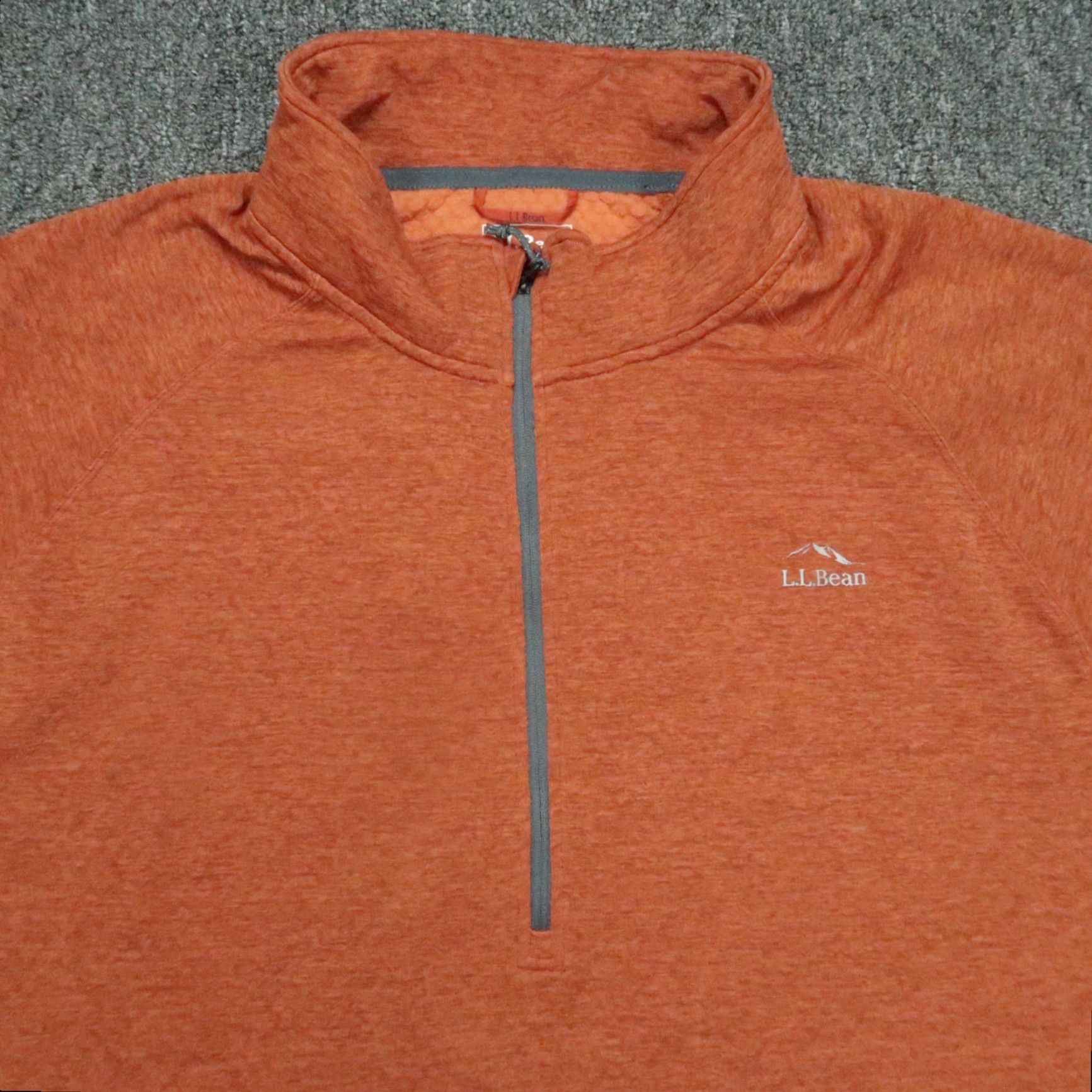 Vintage LL Bean Pullover Mens 3XL Orange Adventure Grid Fleece Hiking Slightly Fitted Size US XXL / EU 58 / 5 - 2 Thumbnail
