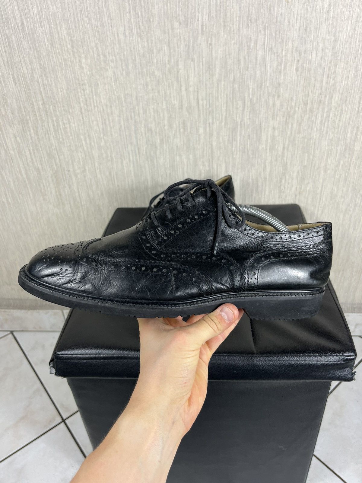 Hugo Boss Vintage Hugo Boss leather casual shoes avant garde classic Size US 9 / EU 42 - 13 Thumbnail