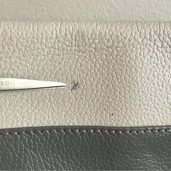 Other Nordstrom Halogen Gray Fremont Leather Crossbody Flap Bag Size ONE SIZE - 6 Thumbnail