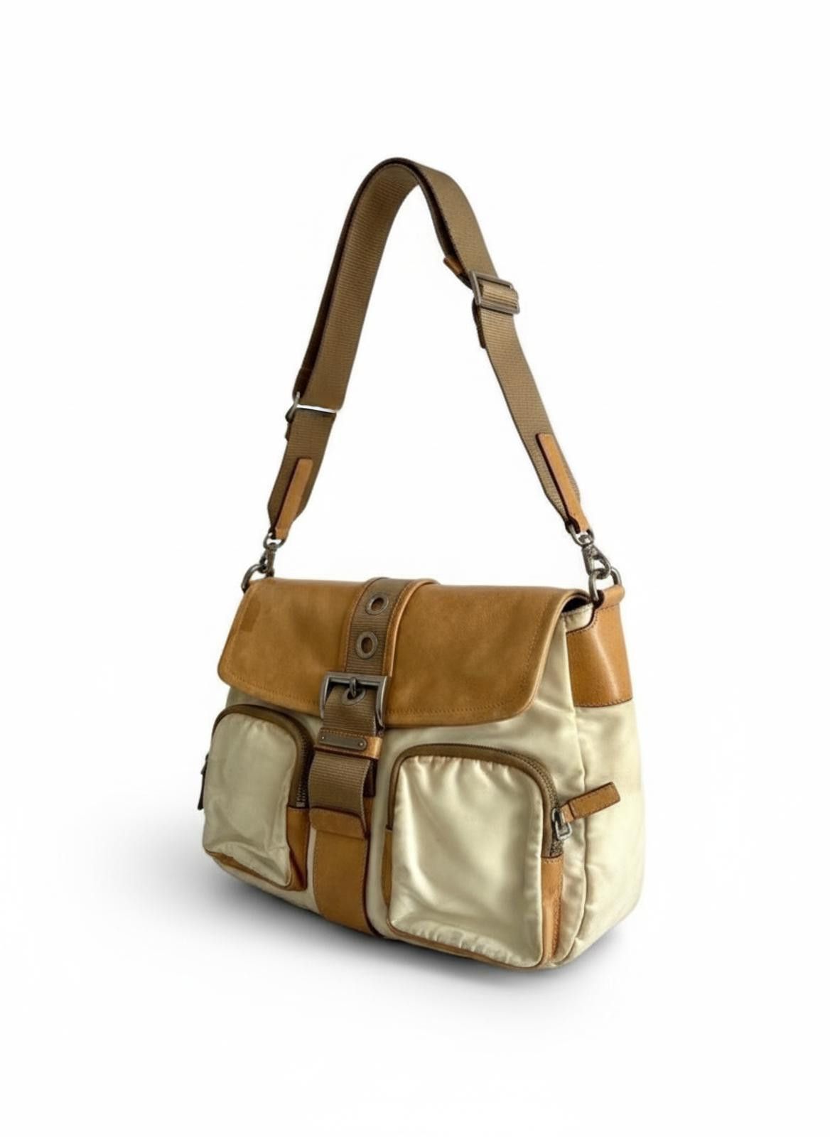 Prada Prada - Shoulder Bag Beige Size ONE SIZE - 1 Thumbnail