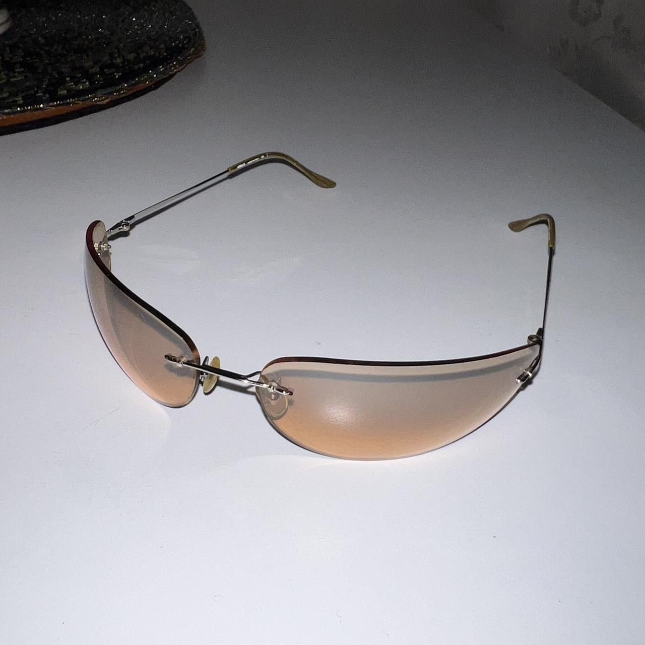 Versus Versace VERSUS VERSACE Y2K Shield Sunglasses – Brown Tinted Size ONE SIZE - 3 Thumbnail