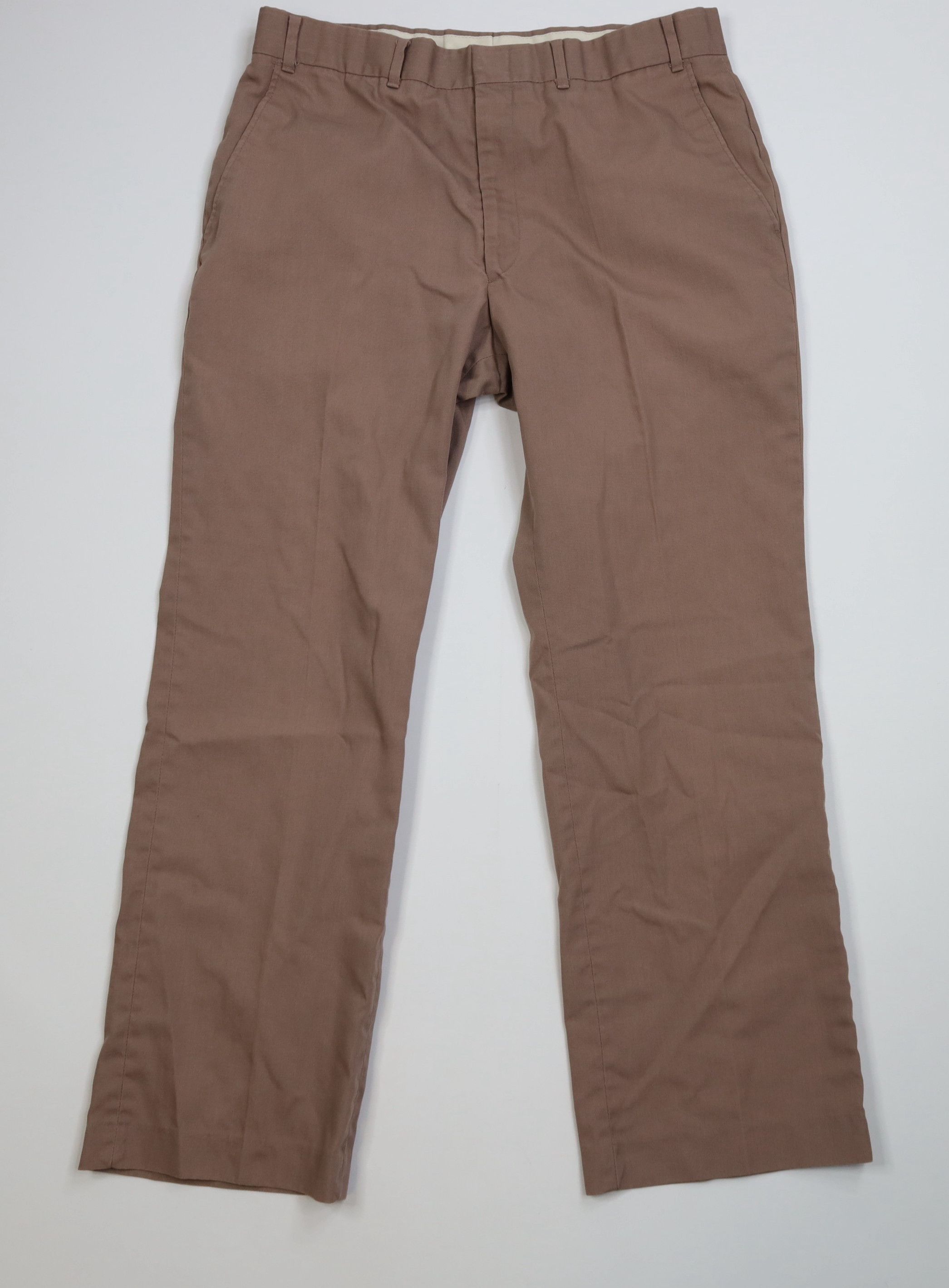 Vintage Vintage 70s Streetwear Wide Leg Chino Pants Trousers USA Size US 34 / EU 50 - 1 Thumbnail