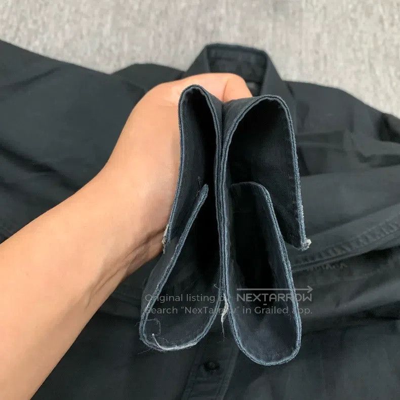 Balenciaga Balenciaga Black Washed Destroyed Old Shirt Jacket Size XS / US 0-2 / IT 36-38 - 8 Thumbnail