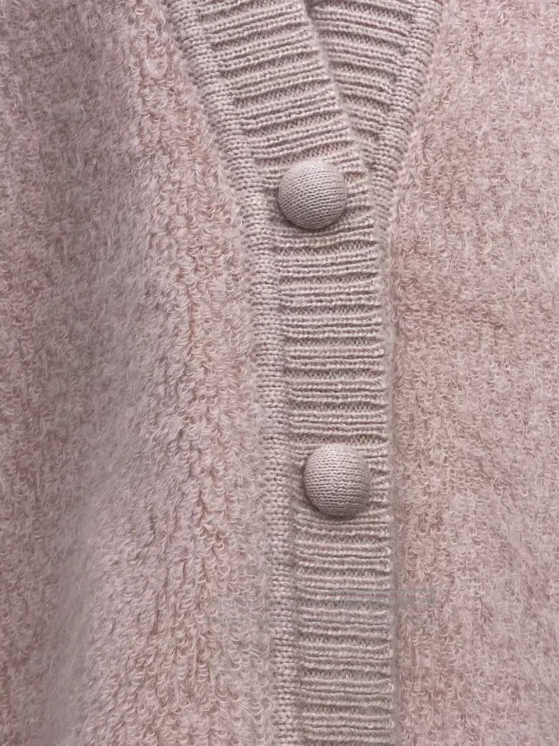 Fendi Fendi Pink Mohair Cardigan Size XS / US 0-2 / IT 36-38 - 4 Thumbnail