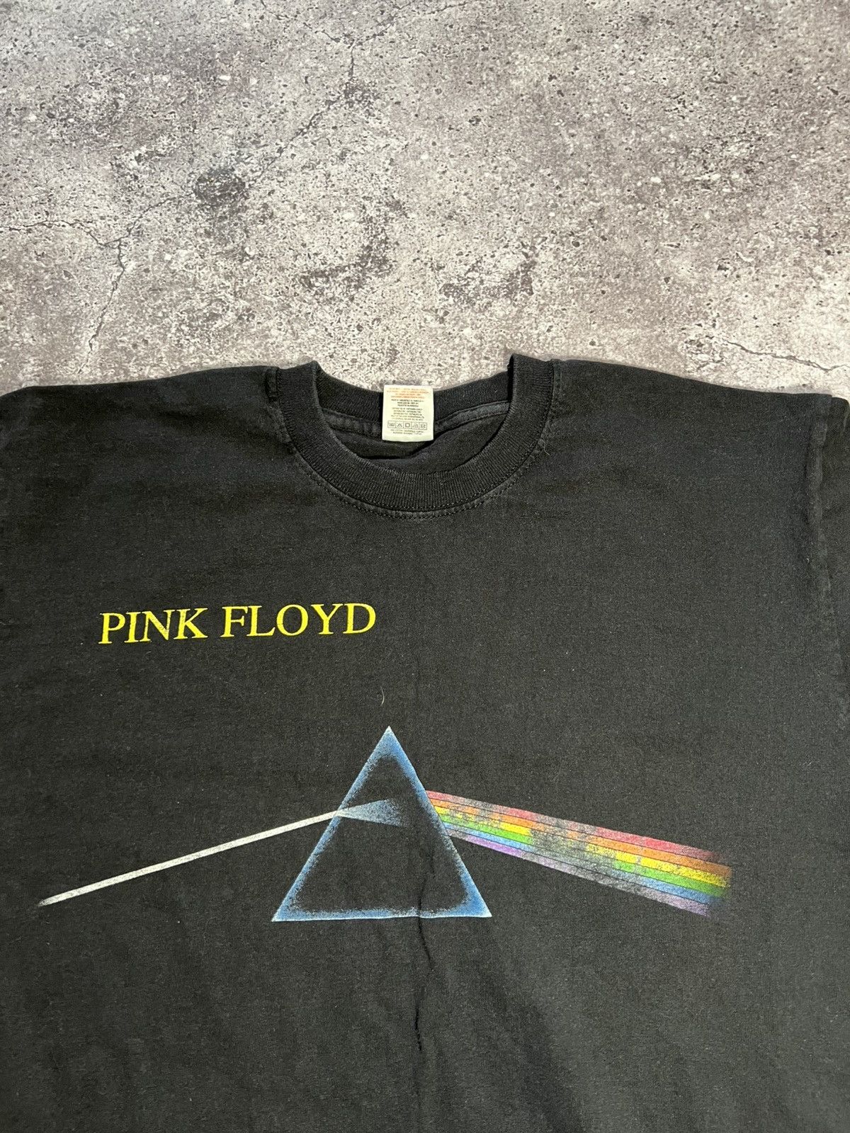 Band Tees × Pink Floyd × Vintage Vintage y2k Pink Floyd dark side of the moon band t-shirt Size US L / EU 52-54 / 3 - 3 Thumbnail