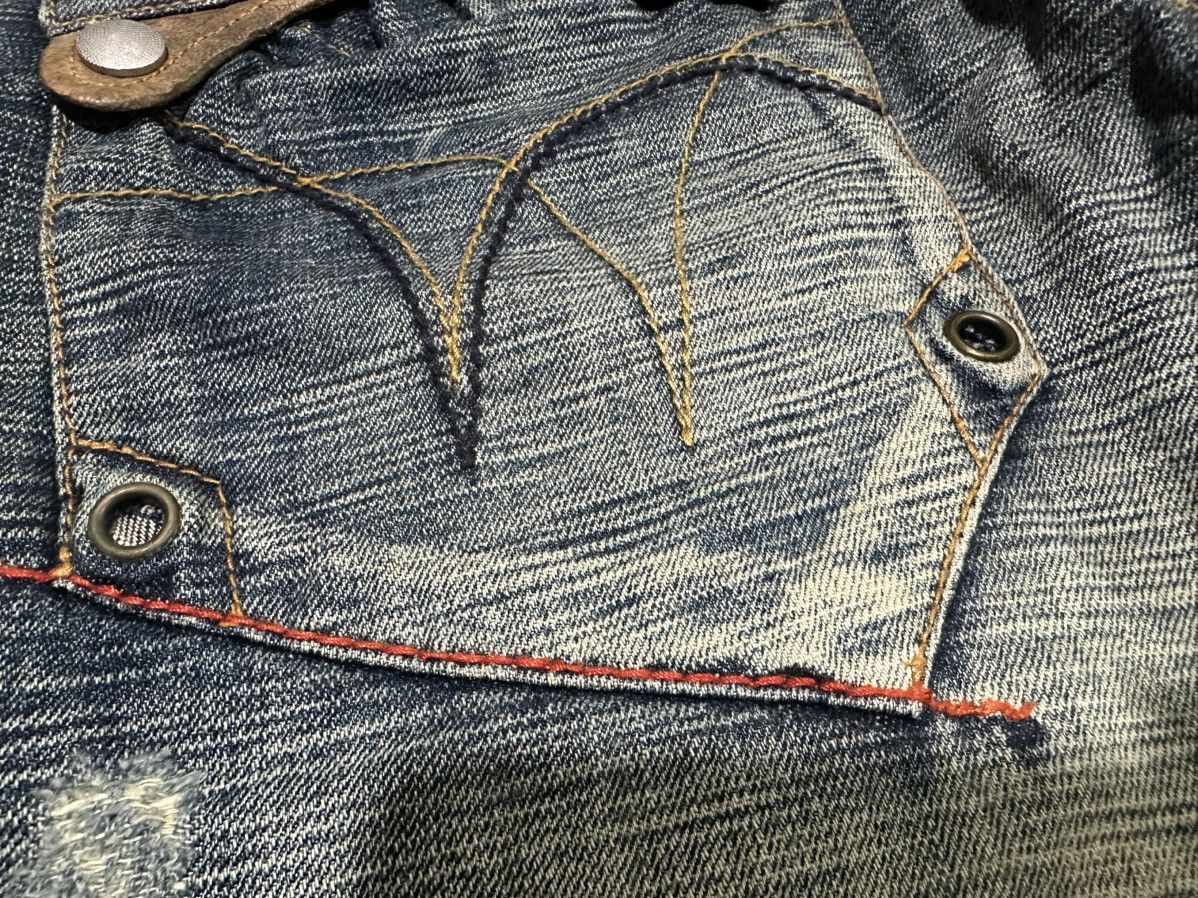 Japanese Brand 🔥Sick Y2K Tough Jeansmith Flared Denim LGB Size US 36 / EU 52 - 12 Thumbnail