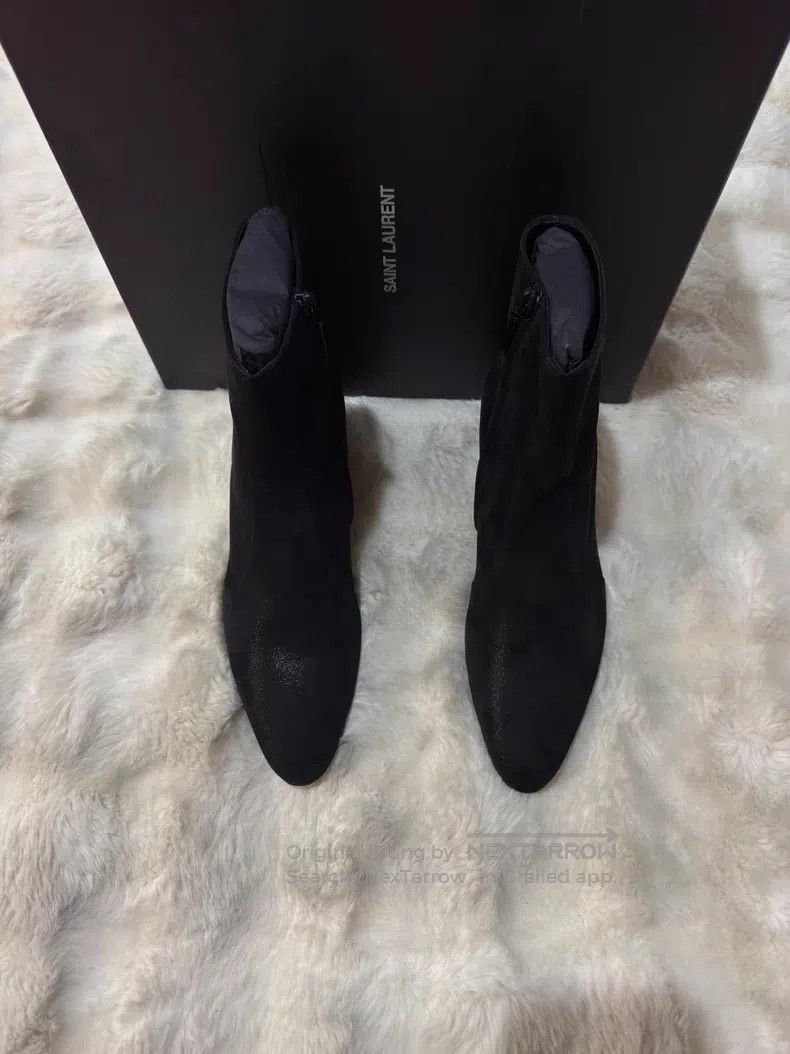 Saint Laurent Paris Saint Laurent Paris Shiny Suede Chelsea Boots Size US 8 / EU 41 - 4 Thumbnail