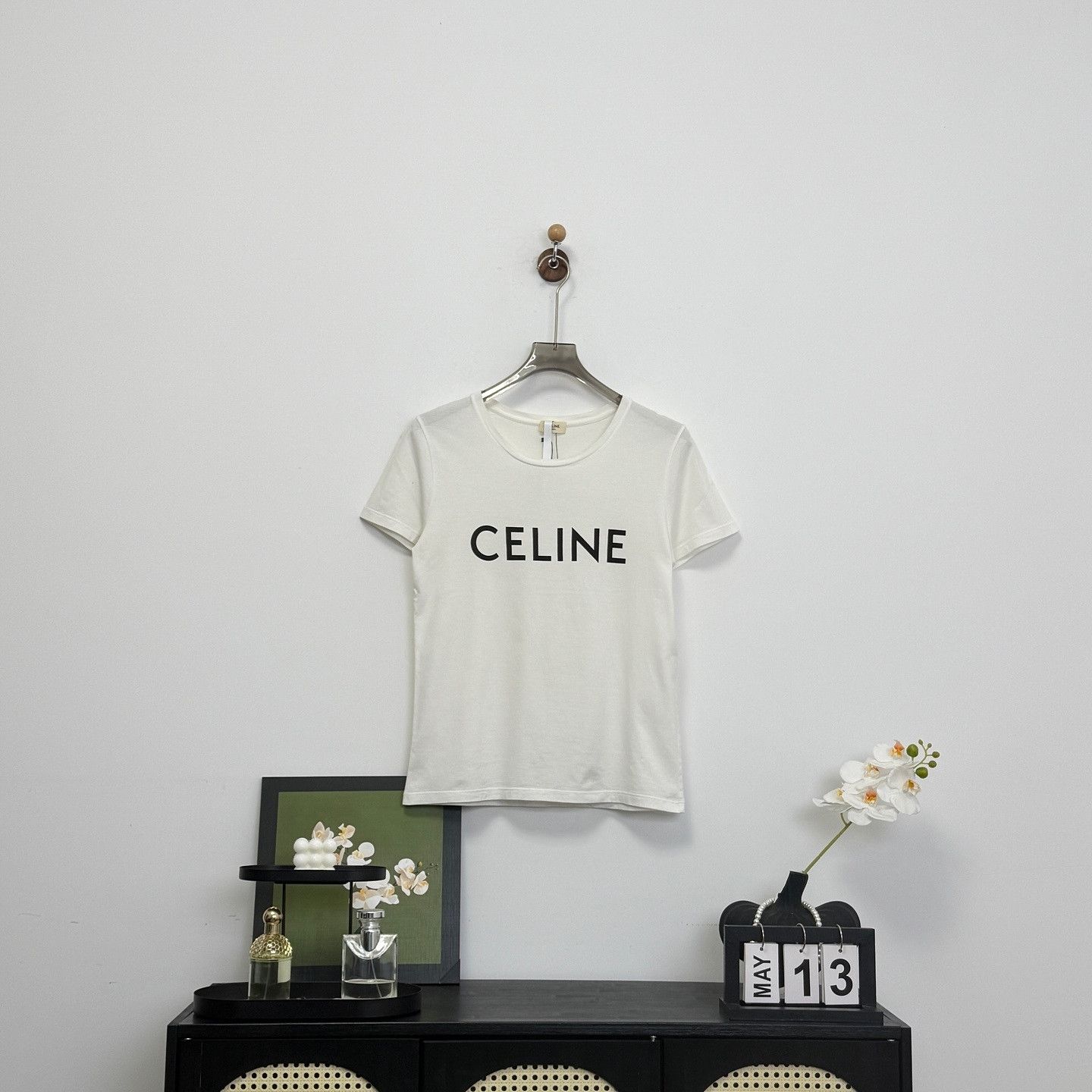 Celine Celine Logo Short Sleeve T-Shirt Size M Size M / US 6-8 / IT 42-44 - 1 Thumbnail