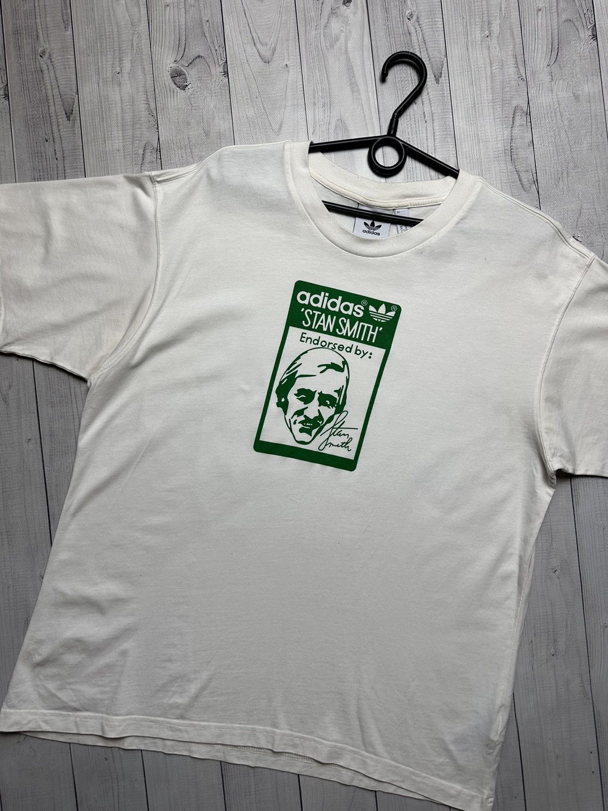 Adidas × Vintage Vintage adidas originals Stan smith size M big logo Size US M / EU 48-50 / 2 - 2 Thumbnail
