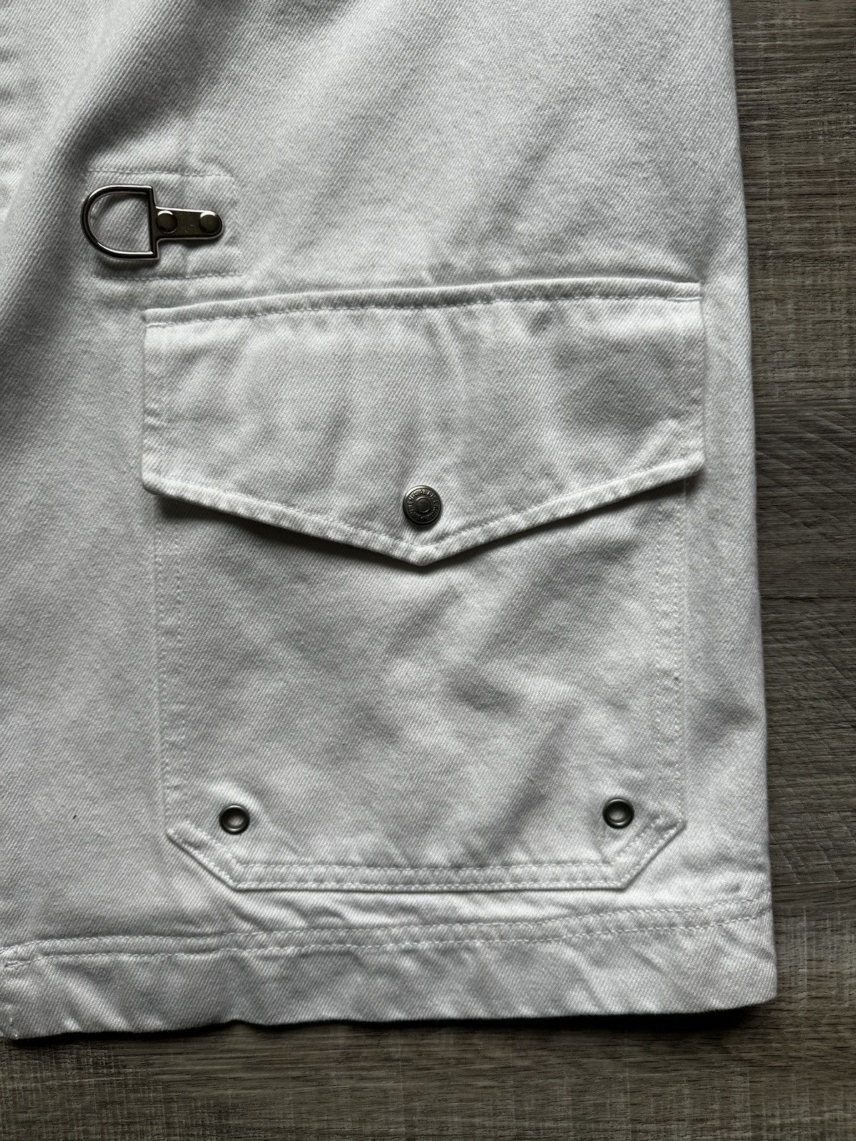 Ralph Lauren Vintage White Denim Fireman Jacket Size: Small (S) Size US S / EU 44-46 / 1 - 4 Thumbnail