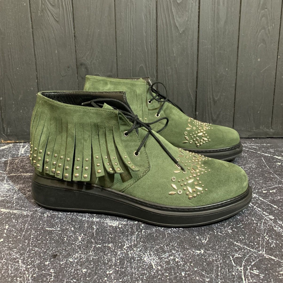 Paciotti Cesare Paciotti Women’s Suede Hi-Top Sneakers Size 7 Size US 7 / IT 37 - 2 Thumbnail