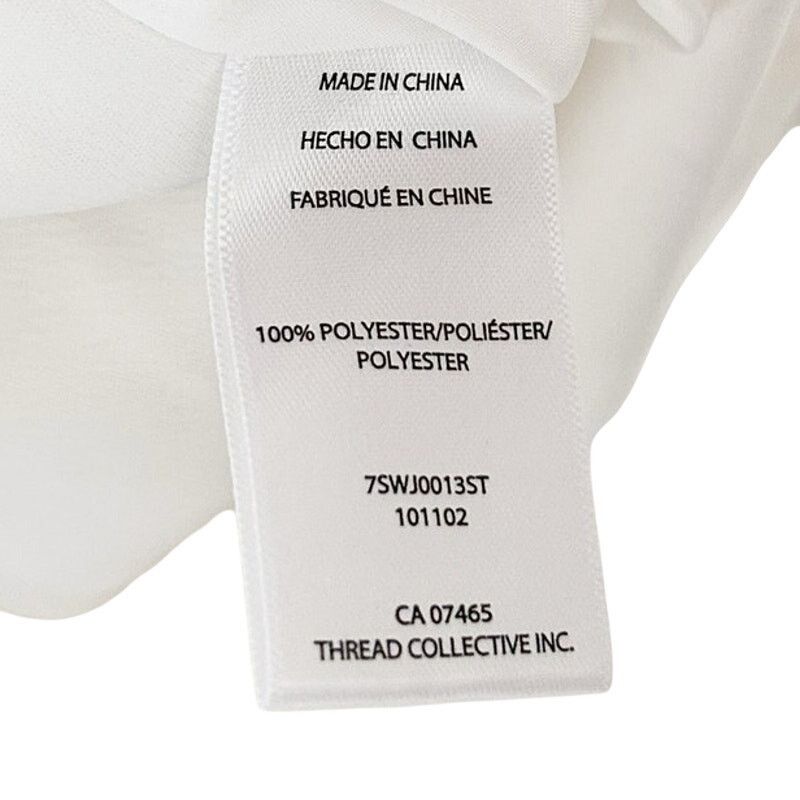 Bebe Bebe White Surplice Blouse Slit Arms Sz 6 Size M / US 6-8 / IT 42-44 - 3 Thumbnail