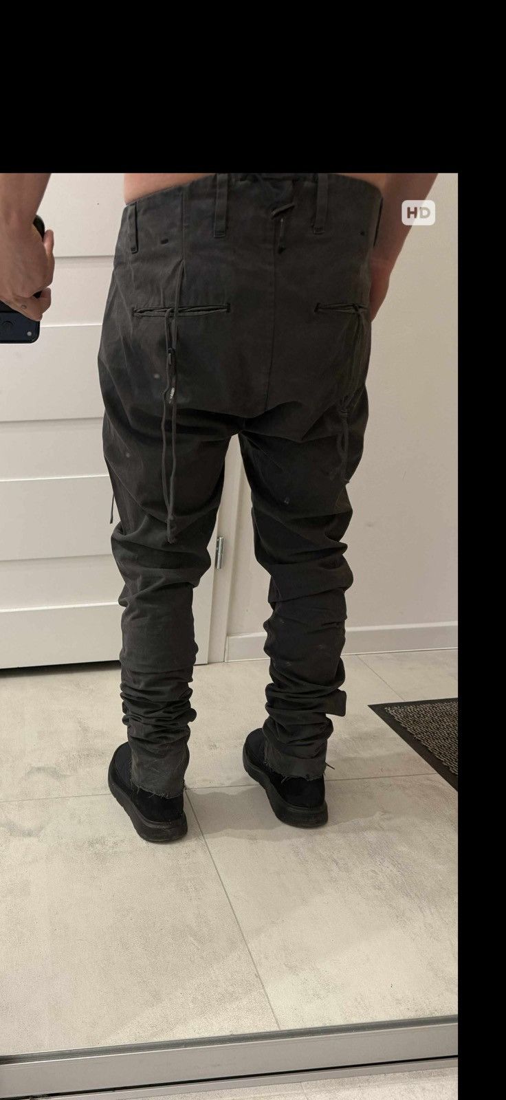 Boris Bidjan Saberi Boris Bidjan Saberi rare multilaced silver tab pants Size US 36 / EU 52 - 15 Thumbnail