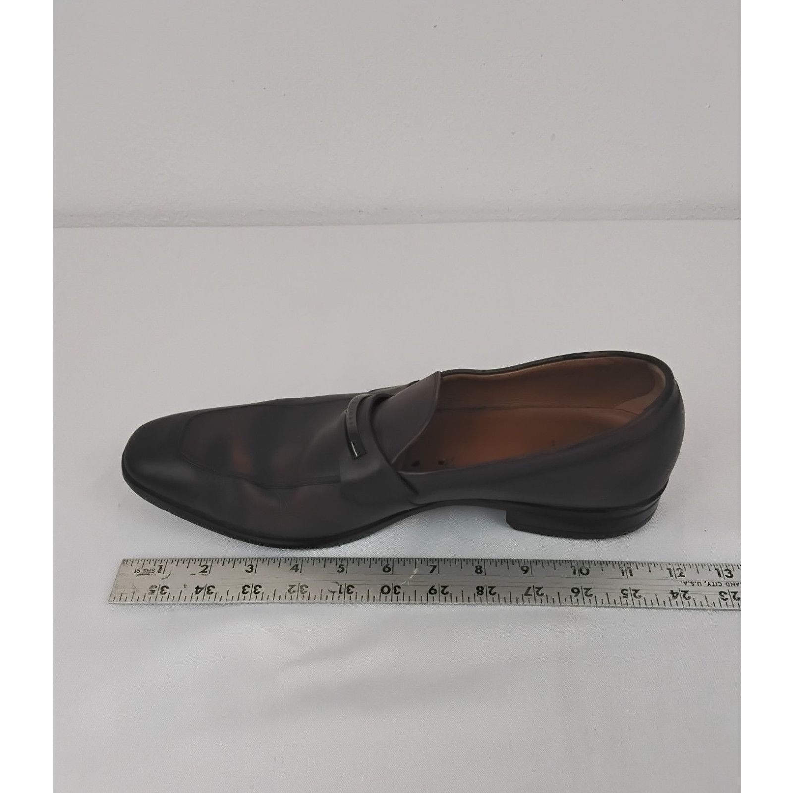 Hugo Boss Hugo Boss Dress Shoes Men's 9 Brown Leather Penny Loafer Size US 9 / EU 42 - 12 Thumbnail