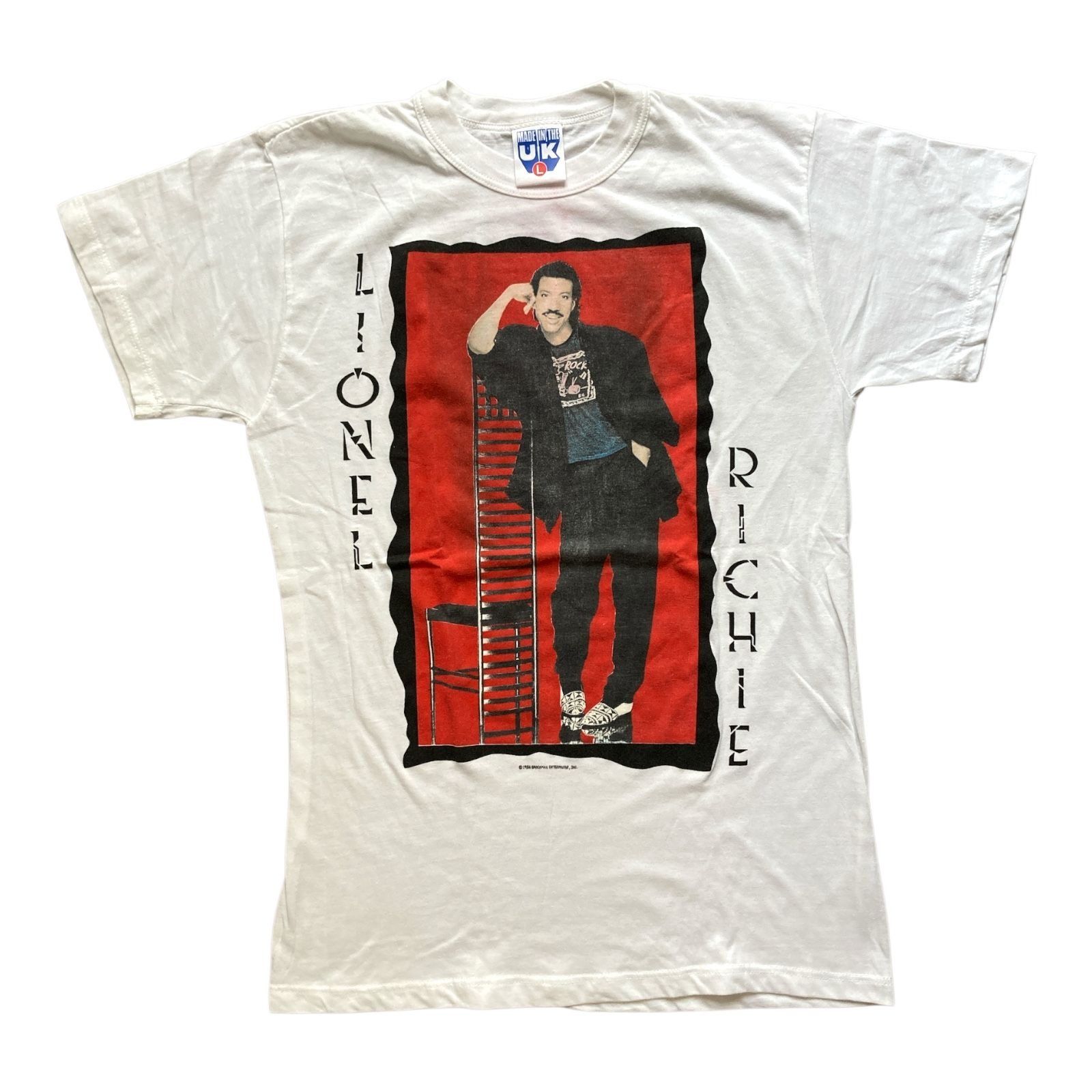 Other Vintage Lionel Richie Outrageous Tour 1986 White Graphic T-S Size US L / EU 52-54 / 3 - 1 Thumbnail