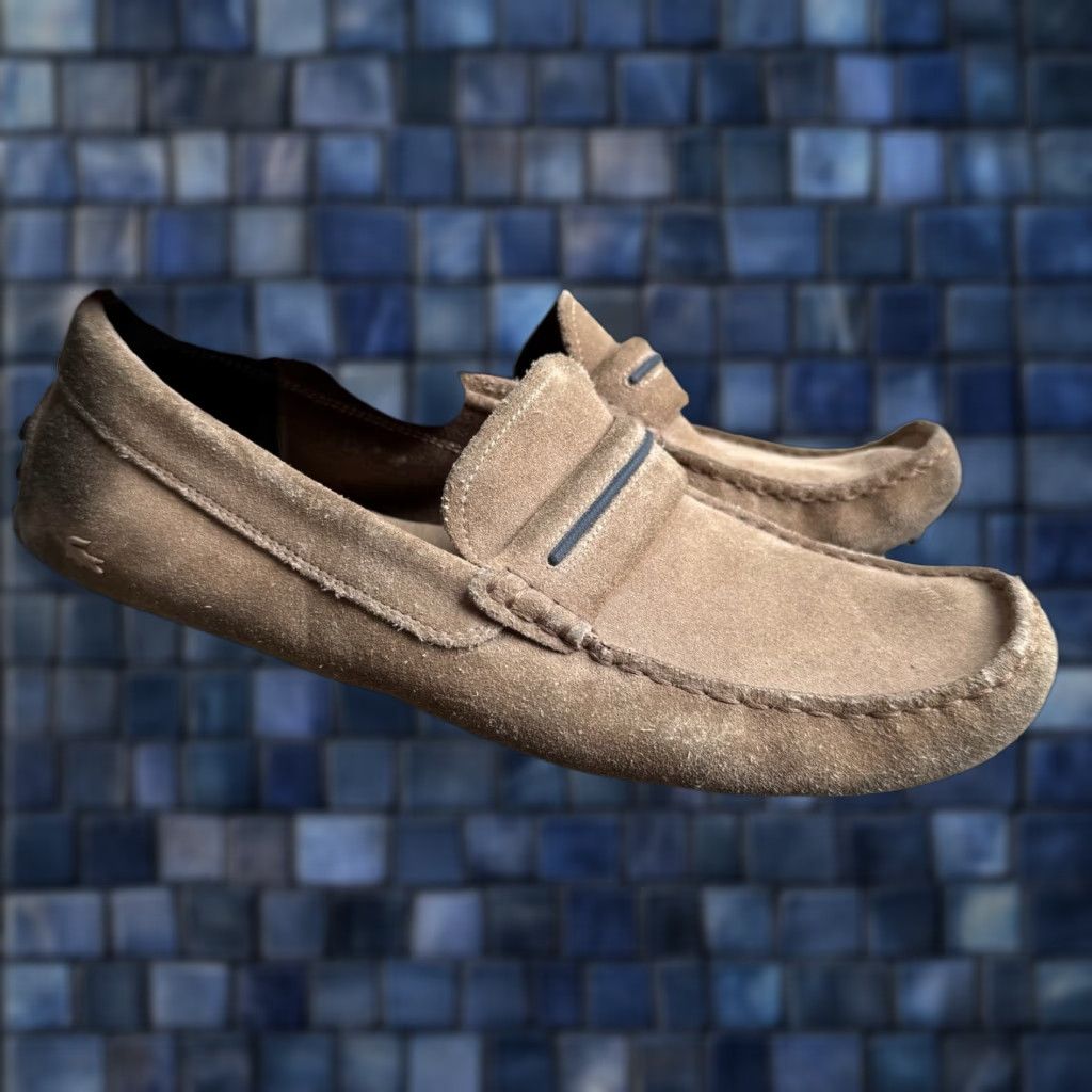 Lacoste Lacoste Concours Loafers Dress Men 10 Leather Brown Suede Leather D Upper Slip On Vintage No Size US 9 / EU 42 - 1 Thumbnail