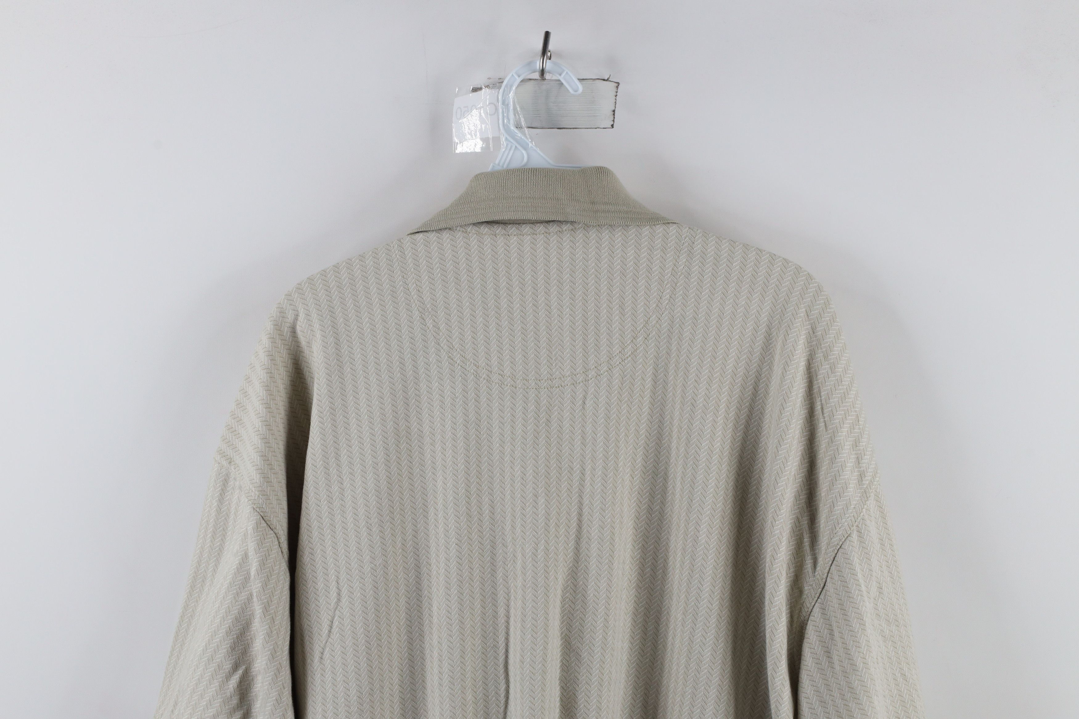 Vintage Vintage 90s Streetwear Herringbone Collared Pullover Polo Size US XL / EU 56 / 4 - 9 Thumbnail
