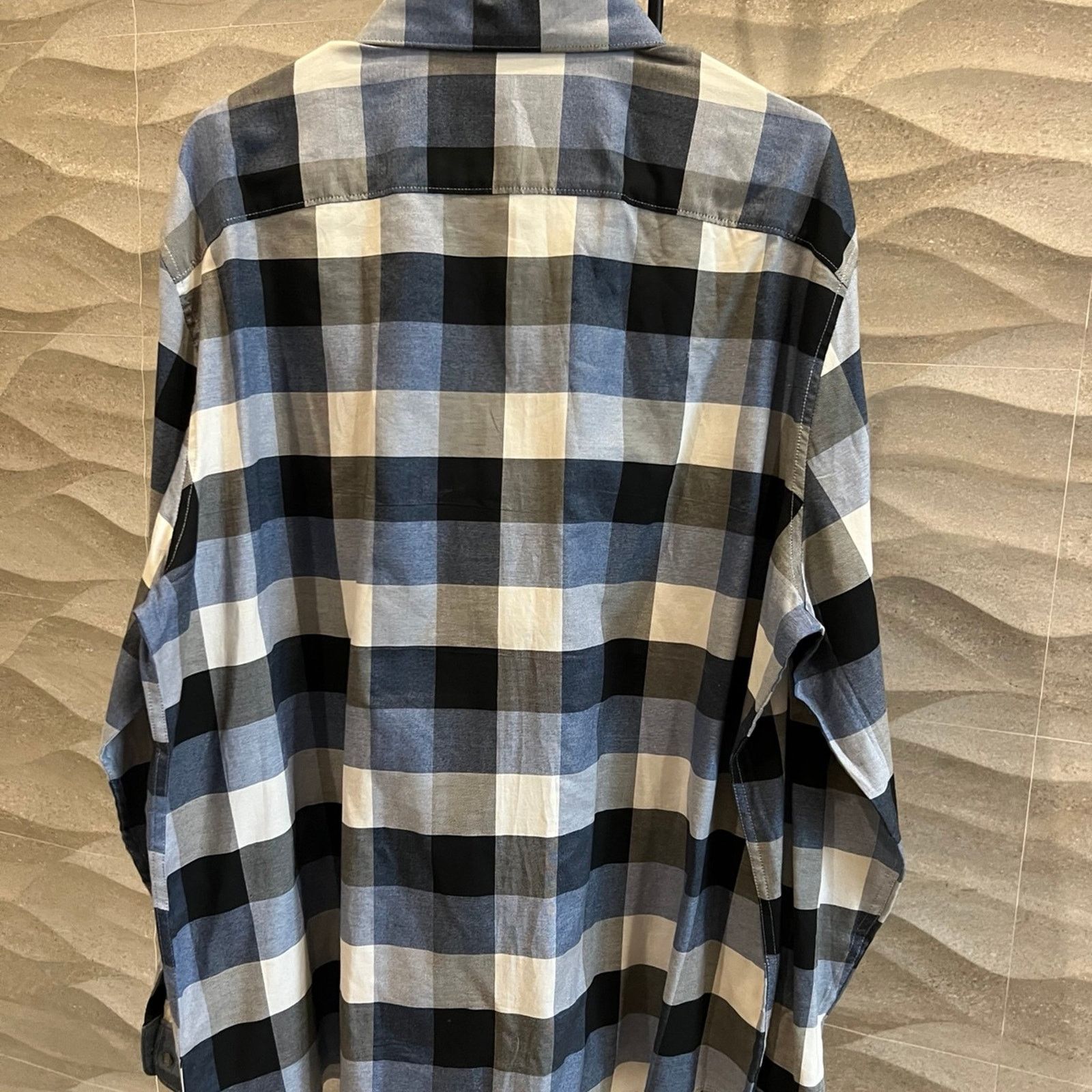Perry Ellis Perry Ellis Blue Flannel Shirt Size US XXL / EU 58 / 5 - 3 Thumbnail