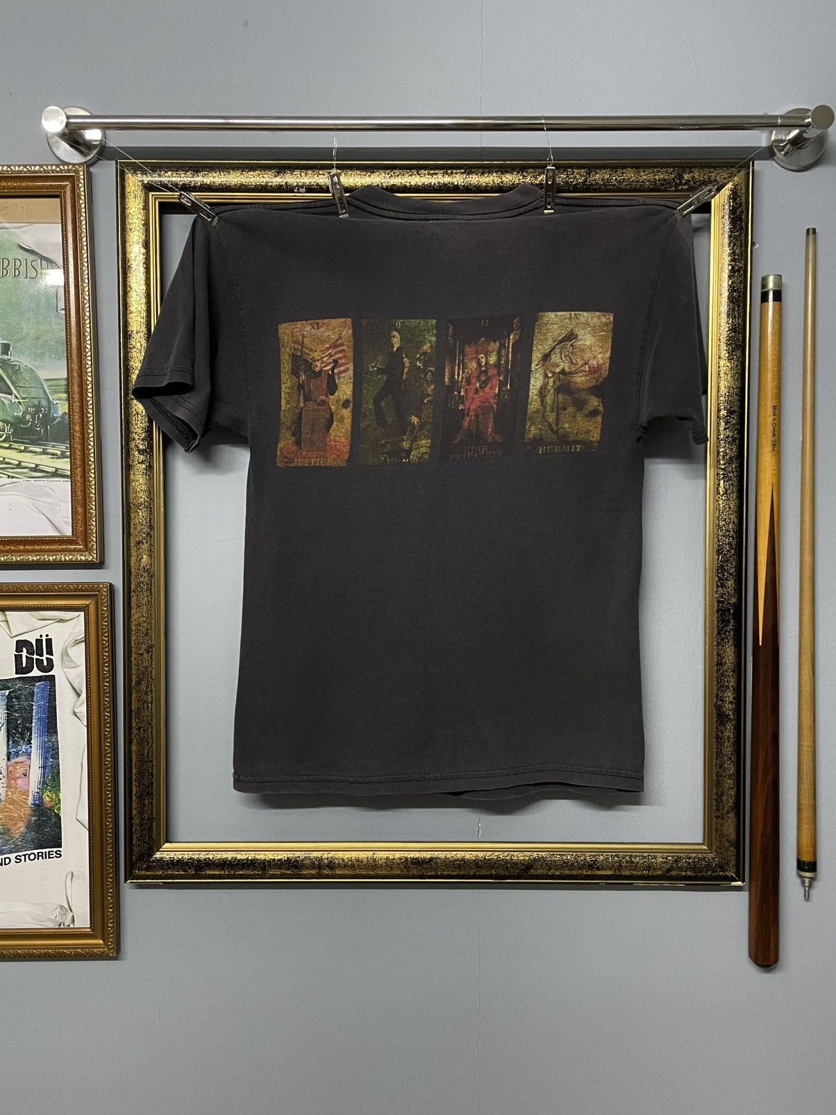 Band Tees Vintage Original 90s Marilyn Manson Hieropant Tarot Sunfaded Size US S / EU 44-46 / 1 - 9 Thumbnail