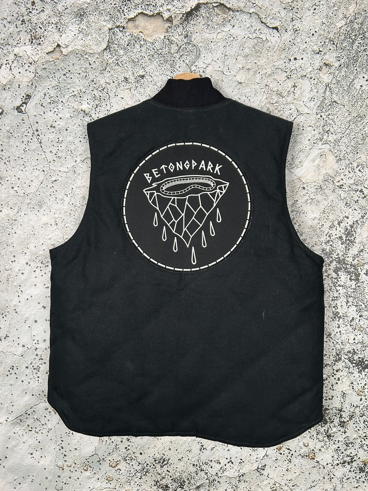 Carhartt Vintage Carhartt Black Heavy Vest Skateboarding Workwear Size US L / EU 52-54 / 3 - 2 Thumbnail