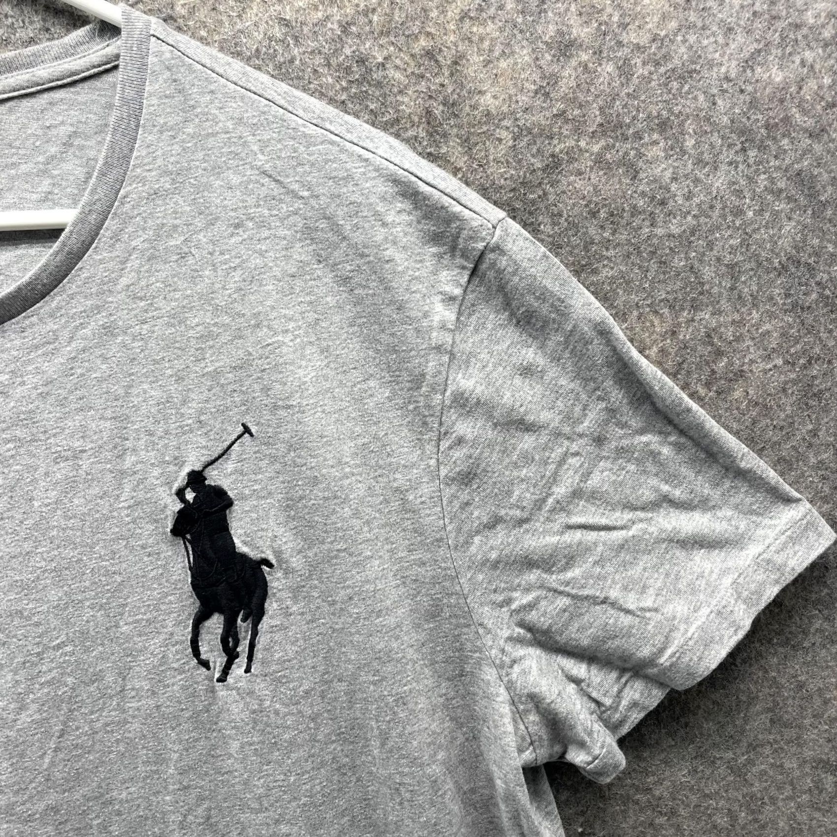 Polo Ralph Lauren VINTAGE Polo Ralph Lauren Shirt Men XL Gray Casual Tee Crewneck Big Pony #3 Size US L / EU 52-54 / 3 - 4 Thumbnail