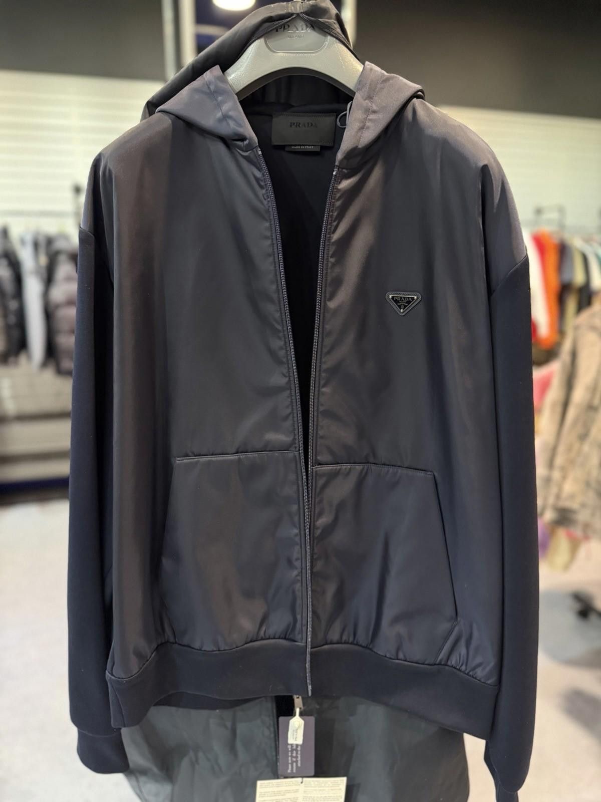Prada PRADA Re-Nylon Jacket $4000 Retail Brand New Blue Authentic Size US XL / EU 56 / 4 - 7 Thumbnail