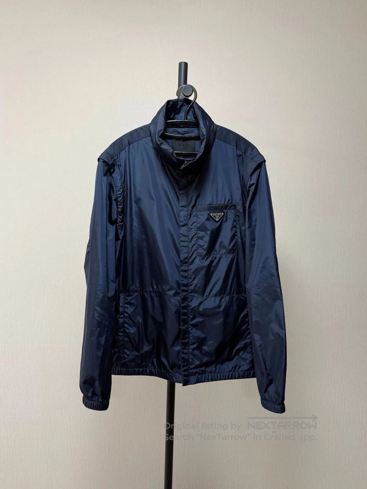 Prada Prada Blue Spring Summer Lightweight Jacket. Size US L / EU 52-54 / 3 - 1 Thumbnail