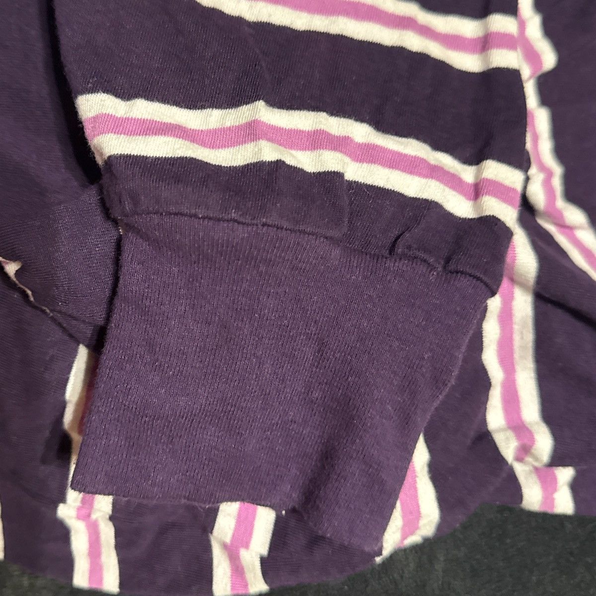Other Purple and white striped long sleeve polo Size M / US 6-8 / IT 42-44 - 4 Thumbnail