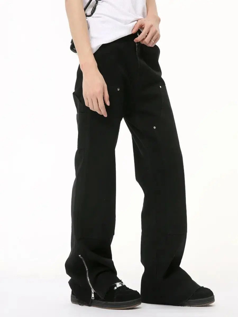 Japanese Brand Retro straight high street micro flared jeans Size US 32 / EU 48 - 2 Thumbnail
