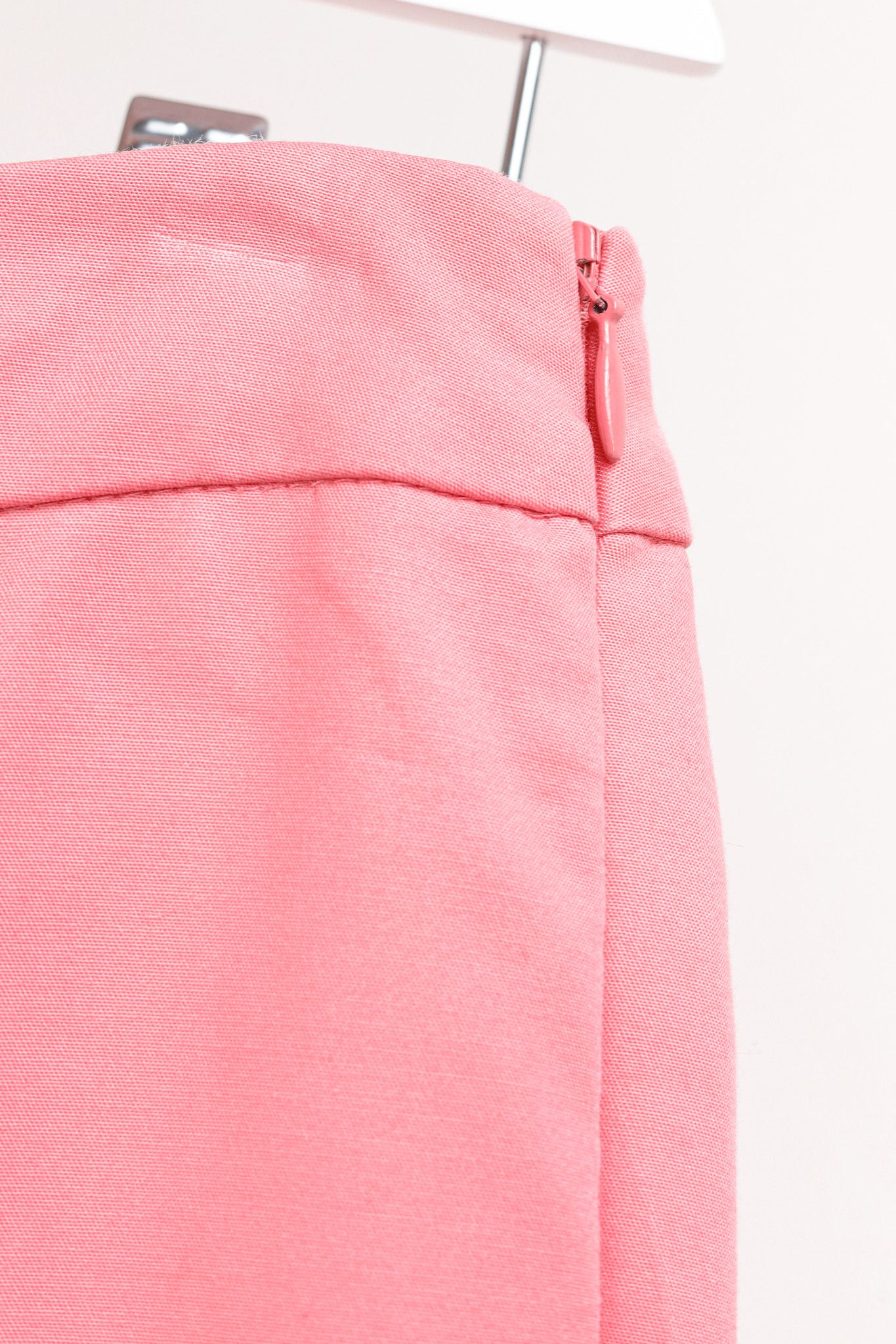 Luisa Cerano Luisa Cerano Pink Cotton Cropped Trousers Size 27" / US 4 / IT 40 - 7 Thumbnail