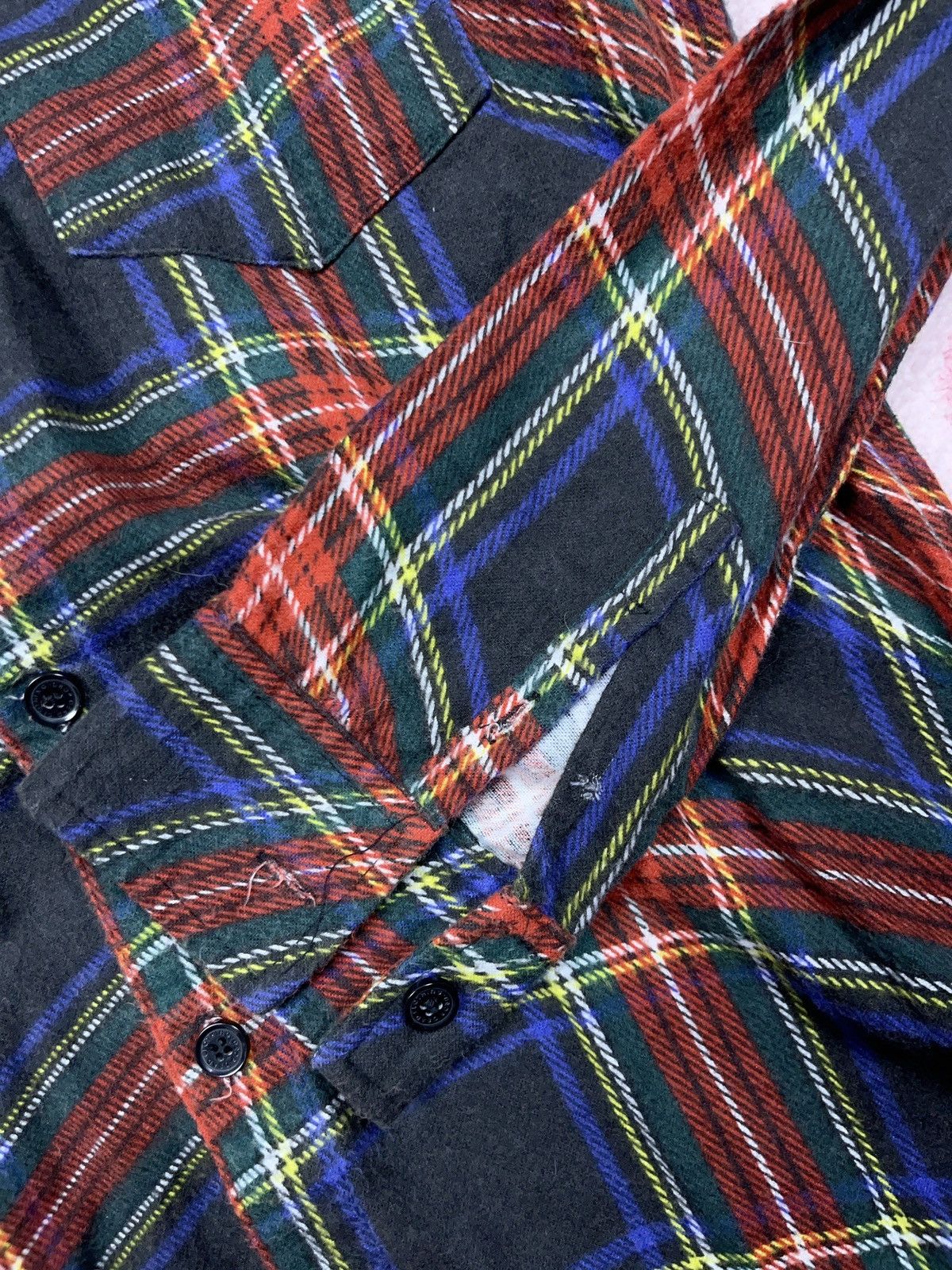 Drop Dead ➕ drop dead crazy pattern button up flannel shirt rare Size US S / EU 44-46 / 1 - 5 Thumbnail