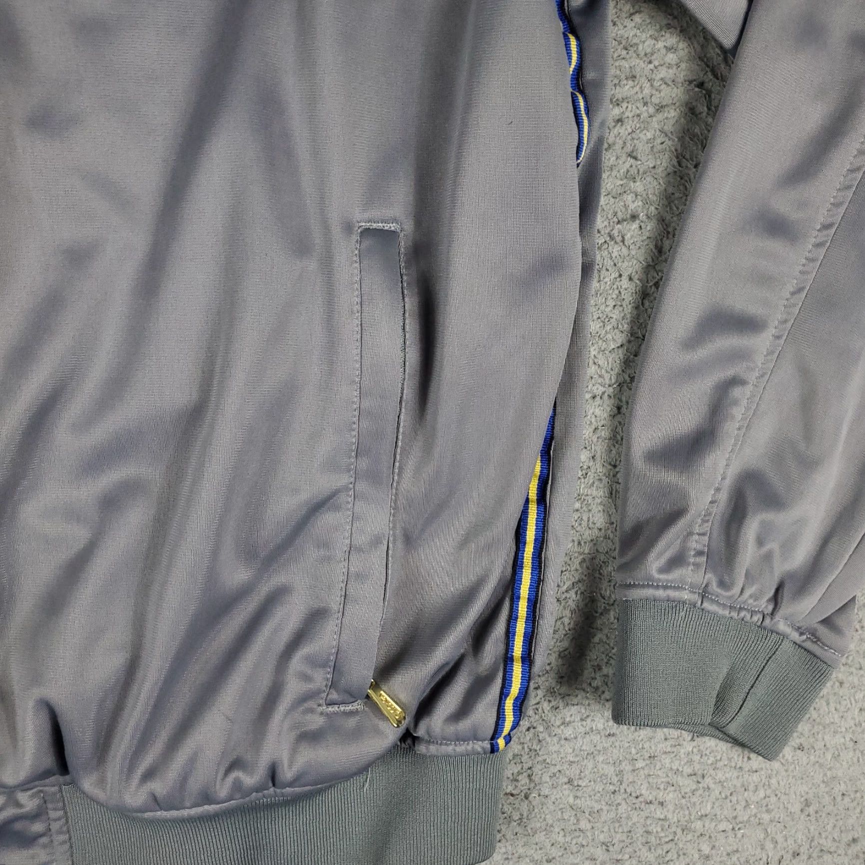 Coogi COOGI Jacket Mens 2XL Gray Full Zip Up Track Sweater Sweatshirt Size US XXL / EU 58 / 5 - 4 Thumbnail