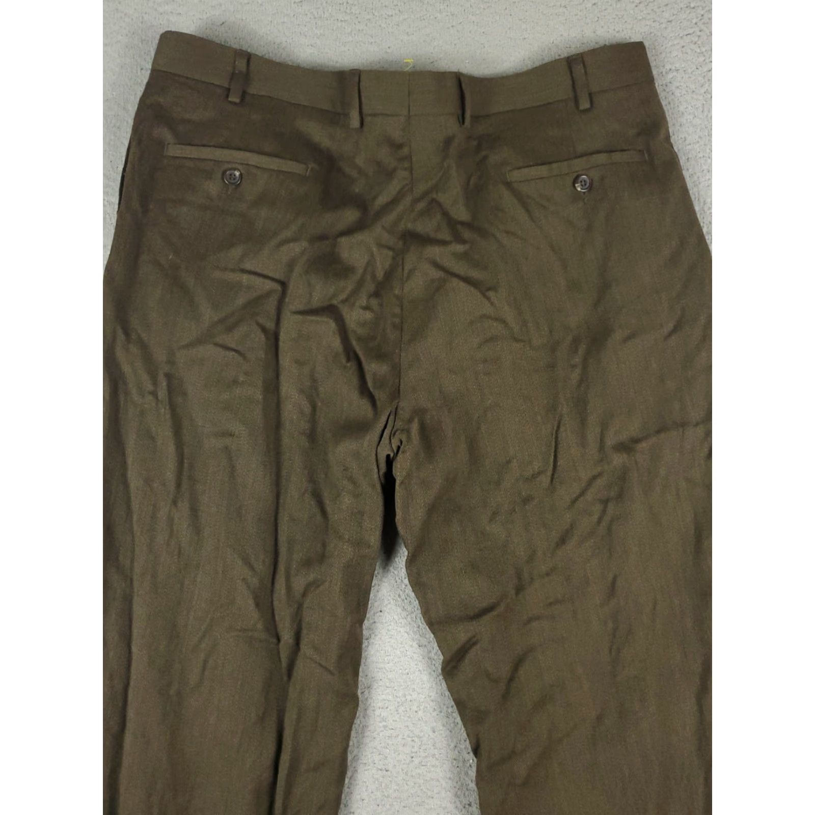 Ralph Lauren Ralph Lauren Dress Pants Mens 38x28 Brown Pleated Chino Trousers Regular Fit Size US 38 / EU 54 - 7 Thumbnail