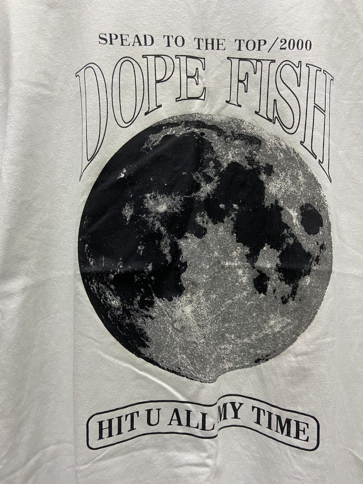 Japanese Brand DOPE FISH SPEED TO THE TOP 2000 BAGGY STYLE TEE SHIRT Size US L / EU 52-54 / 3 - 6 Thumbnail