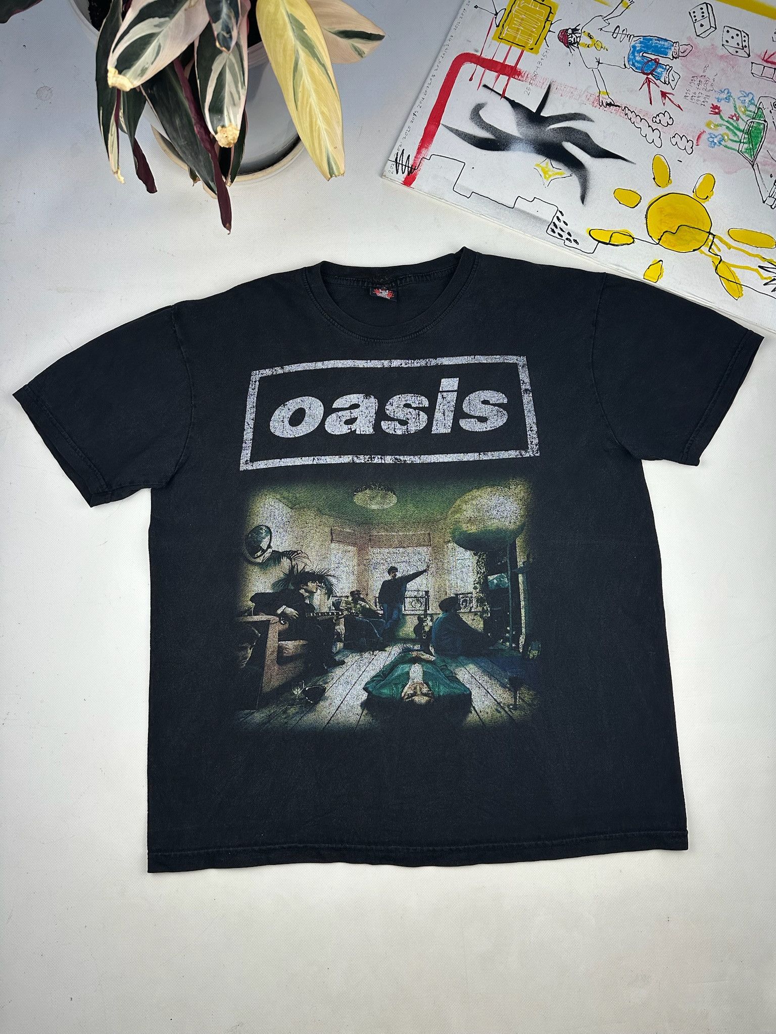 Band Tees × Vintage Oasis T-shirt 