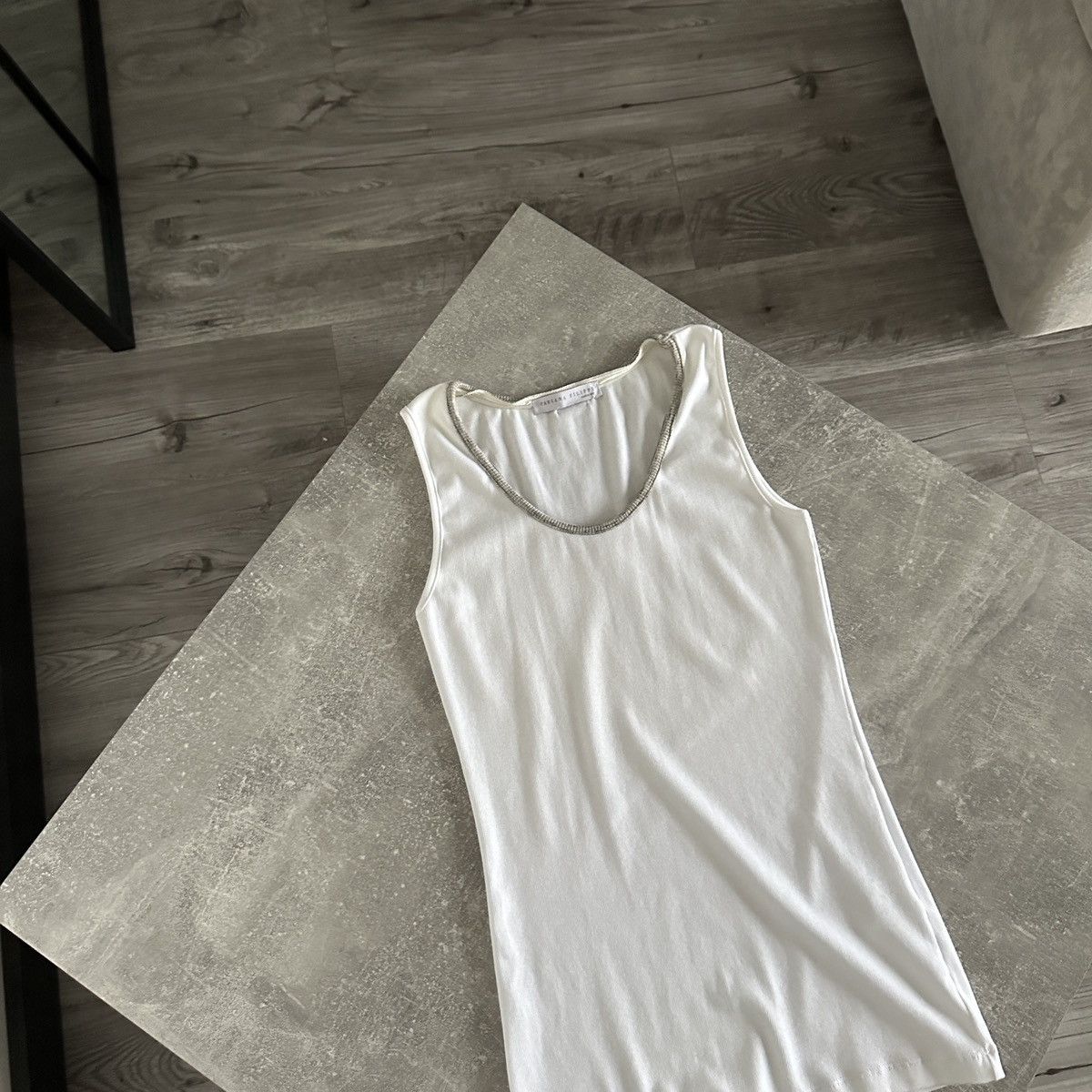 Fabiana Filippi Vintage 00s y2k Fabiana Filippi Silk Tank top Italy size XS Size XS / US 0-2 / IT 36-38 - 3 Thumbnail