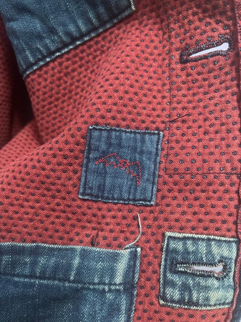 Blue Blue Japan BLUE BLUE JAPAN Honai Pure Indigo Sashiko Oriental Jacket Size US M / EU 48-50 / 2 - 22 Thumbnail