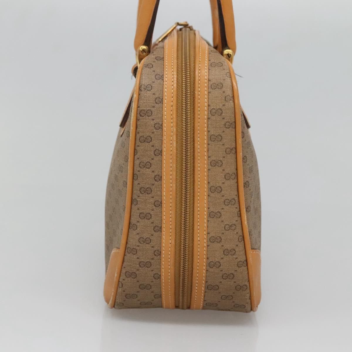 Gucci GUCCI Micro GG Supreme Hand Bag Pvc Beige Gold 000 39 000 39 Size ONE SIZE - 4 Thumbnail