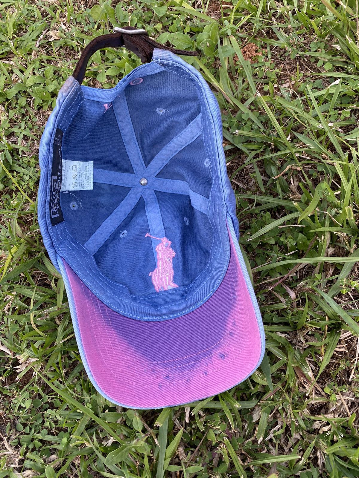 Vintage ❗️Distressed ❗️Vintage Polo Ralph Lauren Big Pony Logo Size ONE SIZE - 12 Thumbnail