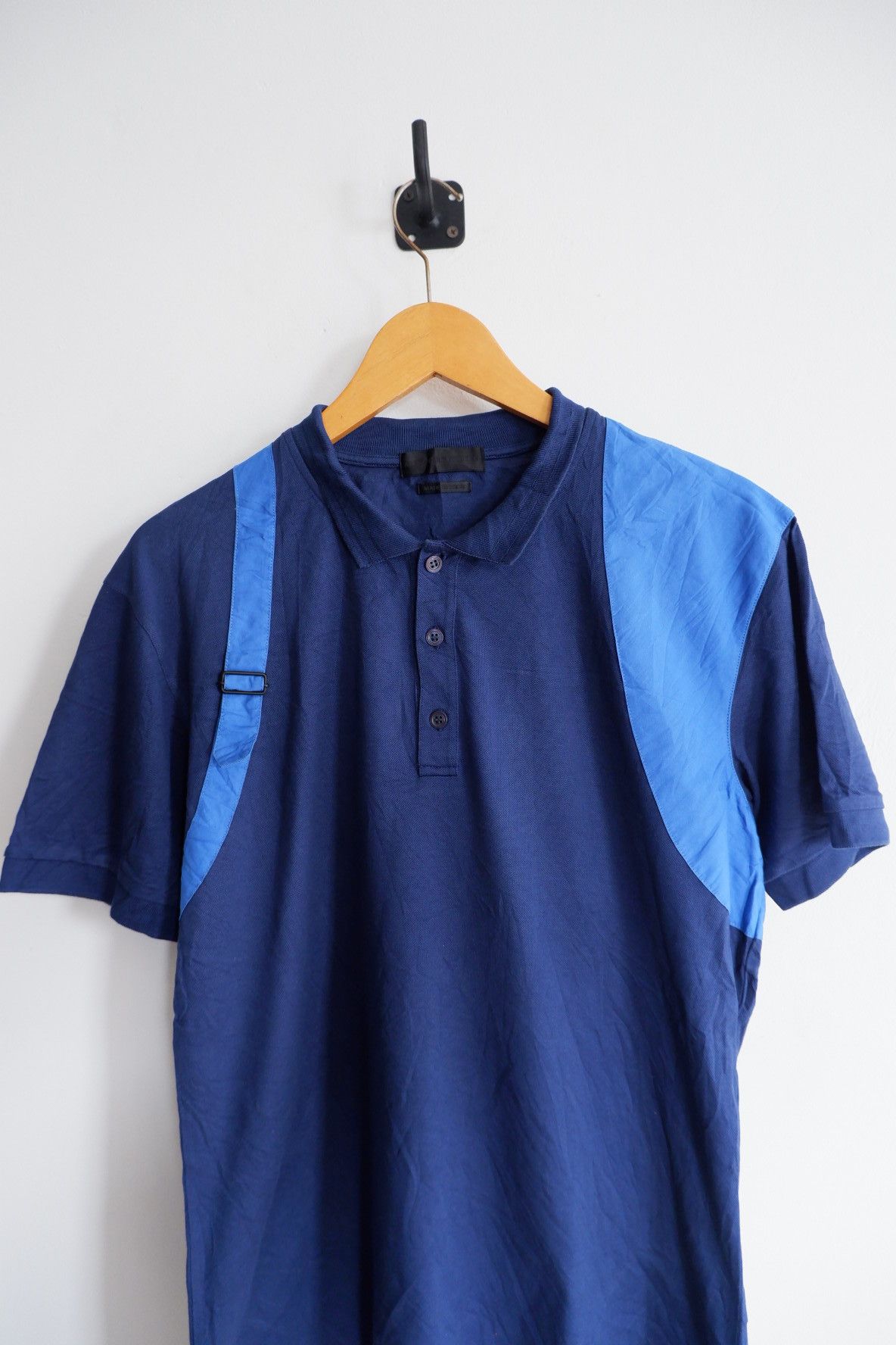 Alexander McQueen 2014 Alexander Mcqueen Harness Bondage Polo Shirt Size US L / EU 52-54 / 3 - 2 Thumbnail