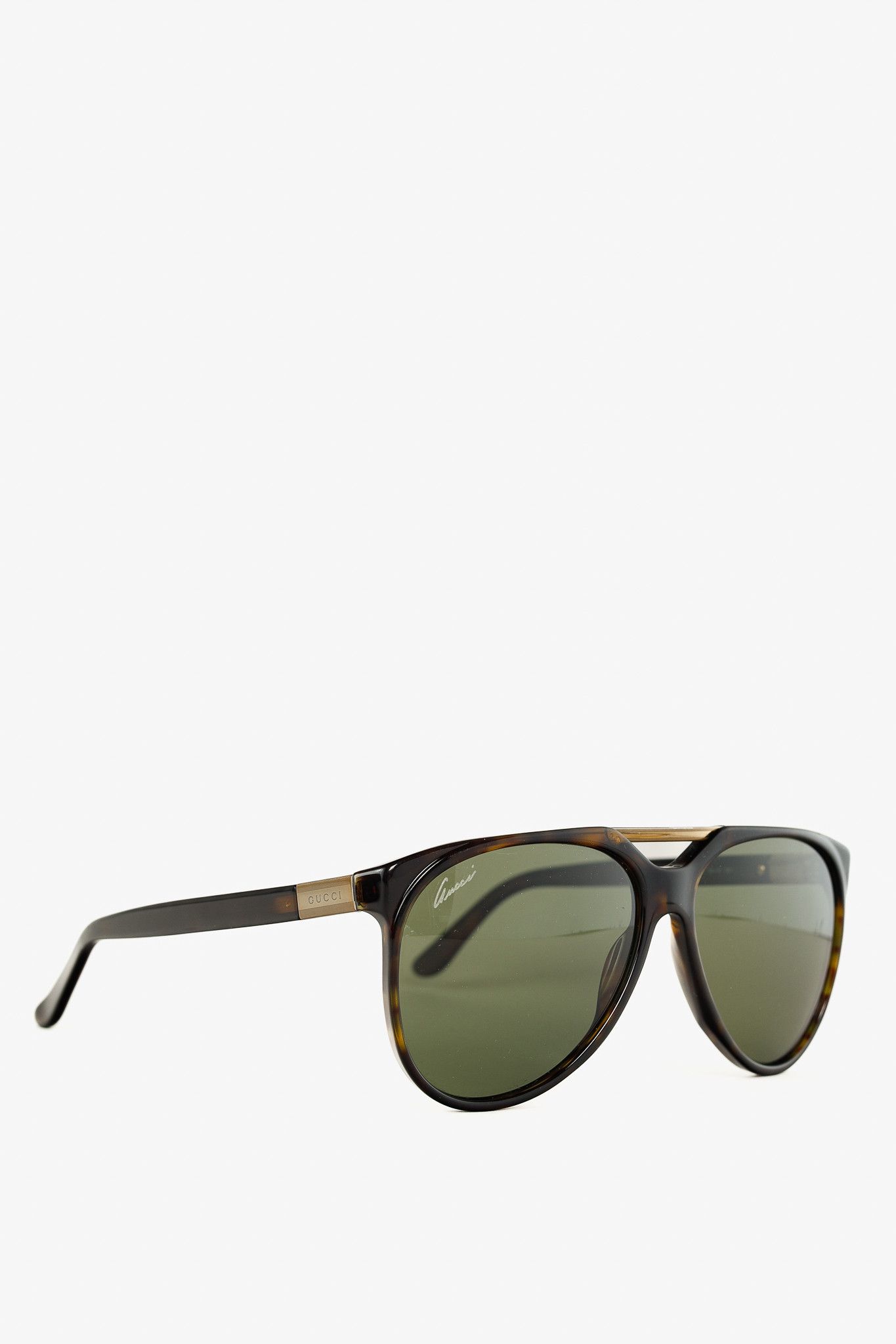 Gucci Gucci 3718/S Tortoiseshell Bronze-Arm Sunglasses Size ONE SIZE - 1 Thumbnail