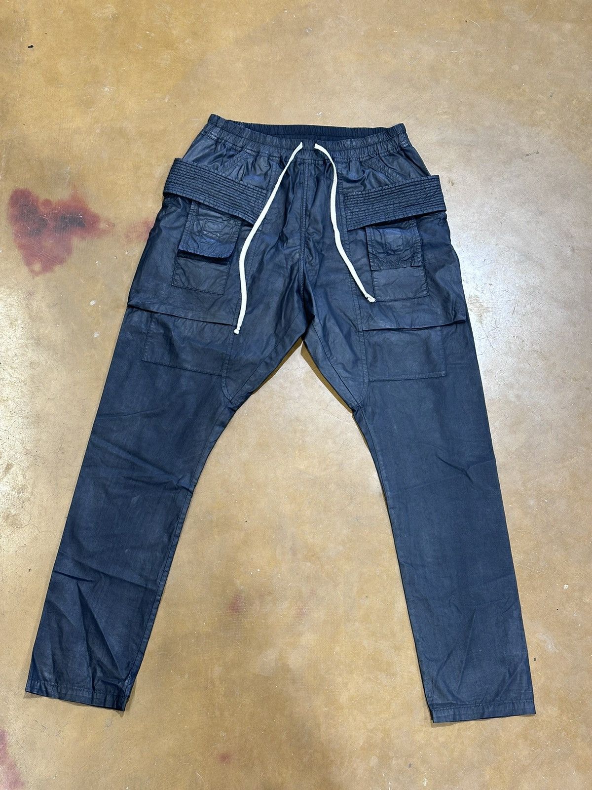パンツ Rick owens drkshdw wax cargo jog pants Buy Rick Owens DRKSHDW Creatch Cargo Drawstring Pant 'Black